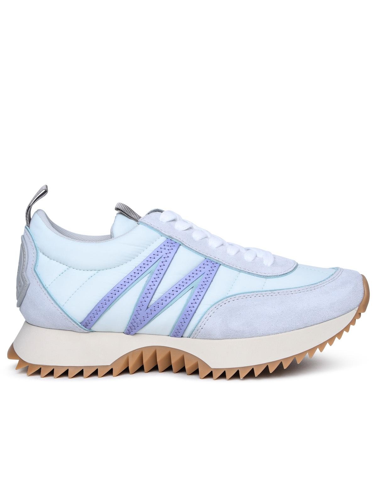 Moncler Woman Moncler 'Pacey' Sneakers In Light Blue Polyamide - 1
