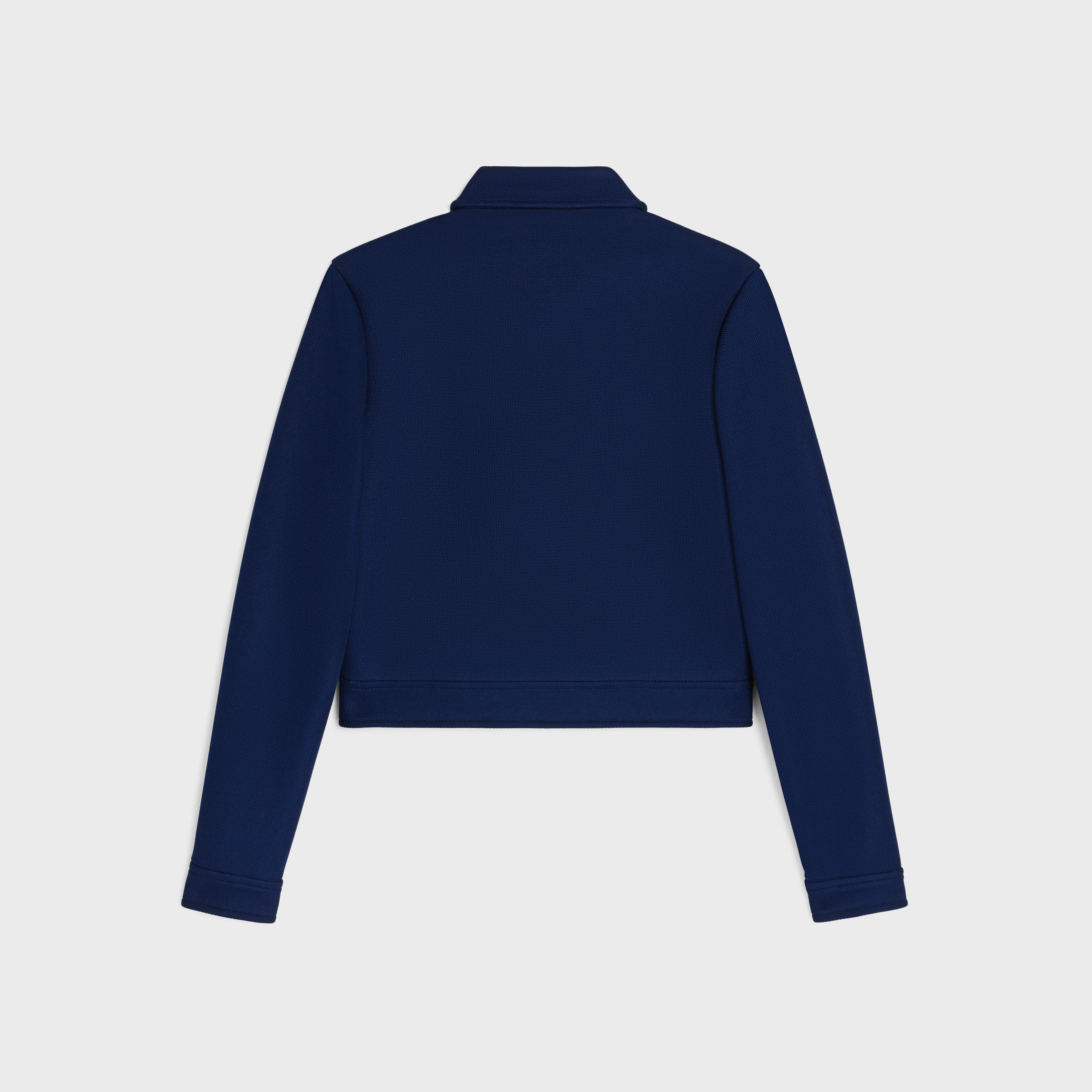 Triomphe zip-up jacket in textured jersey - 2