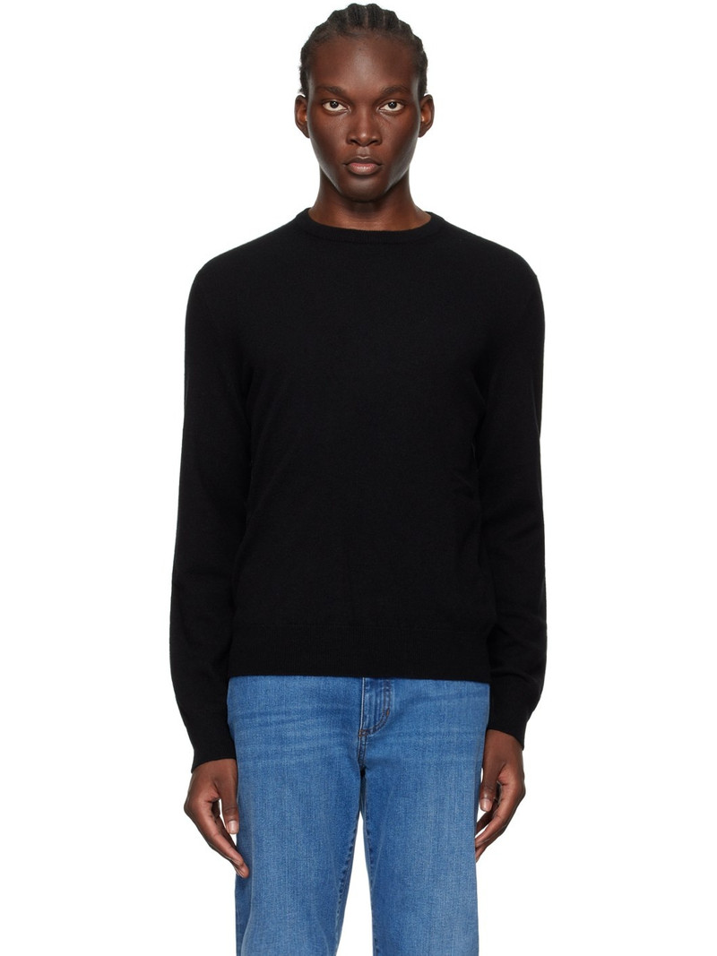 Black Ribbed Sweater - 1