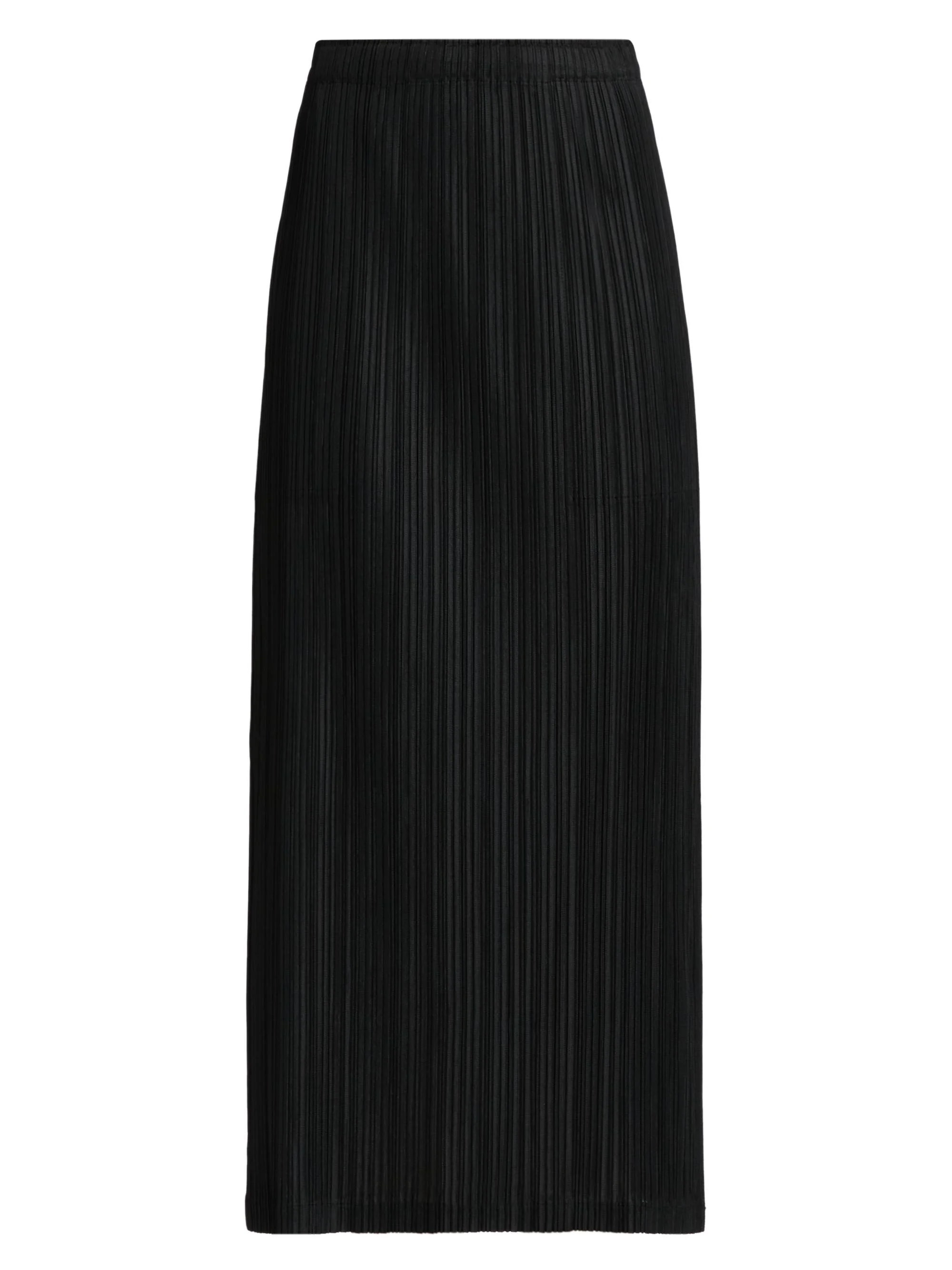 Women's Thicker Bottoms Midi-Skirt - Black - 1