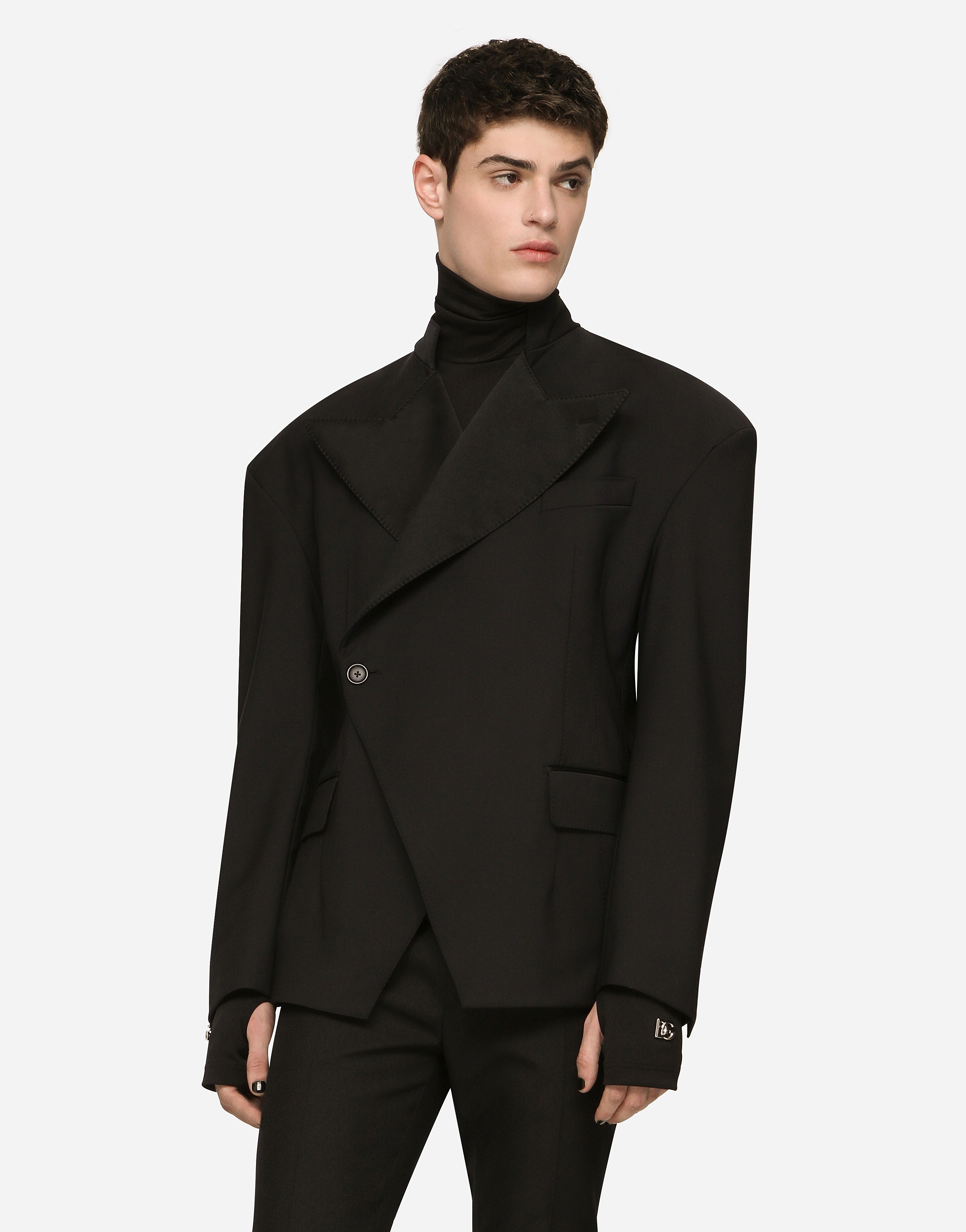 Stretch wool fabric Sicilia-fit jacket - 2