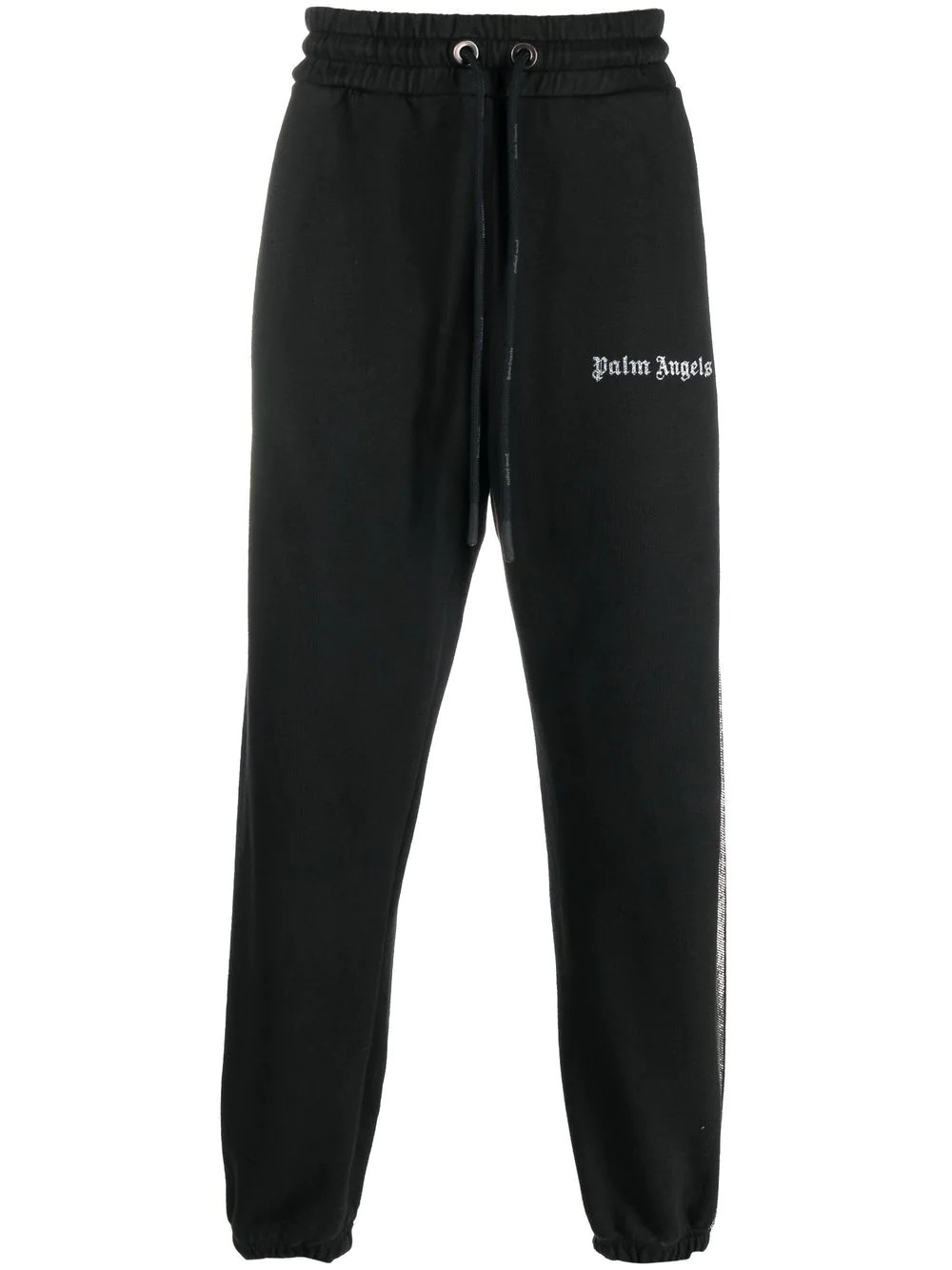 logo-print cotton track pants - 1