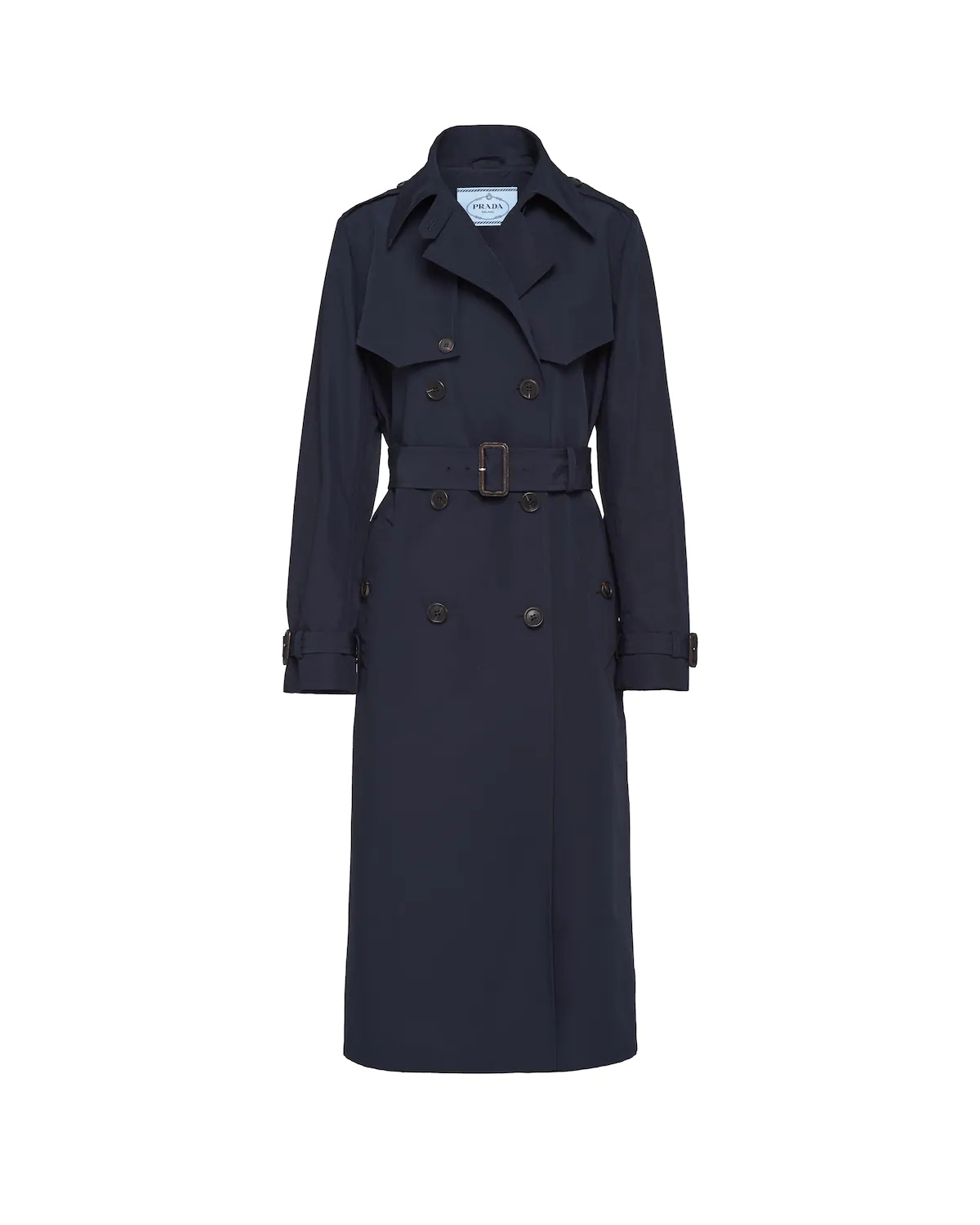 Technical poplin trench coat - 1