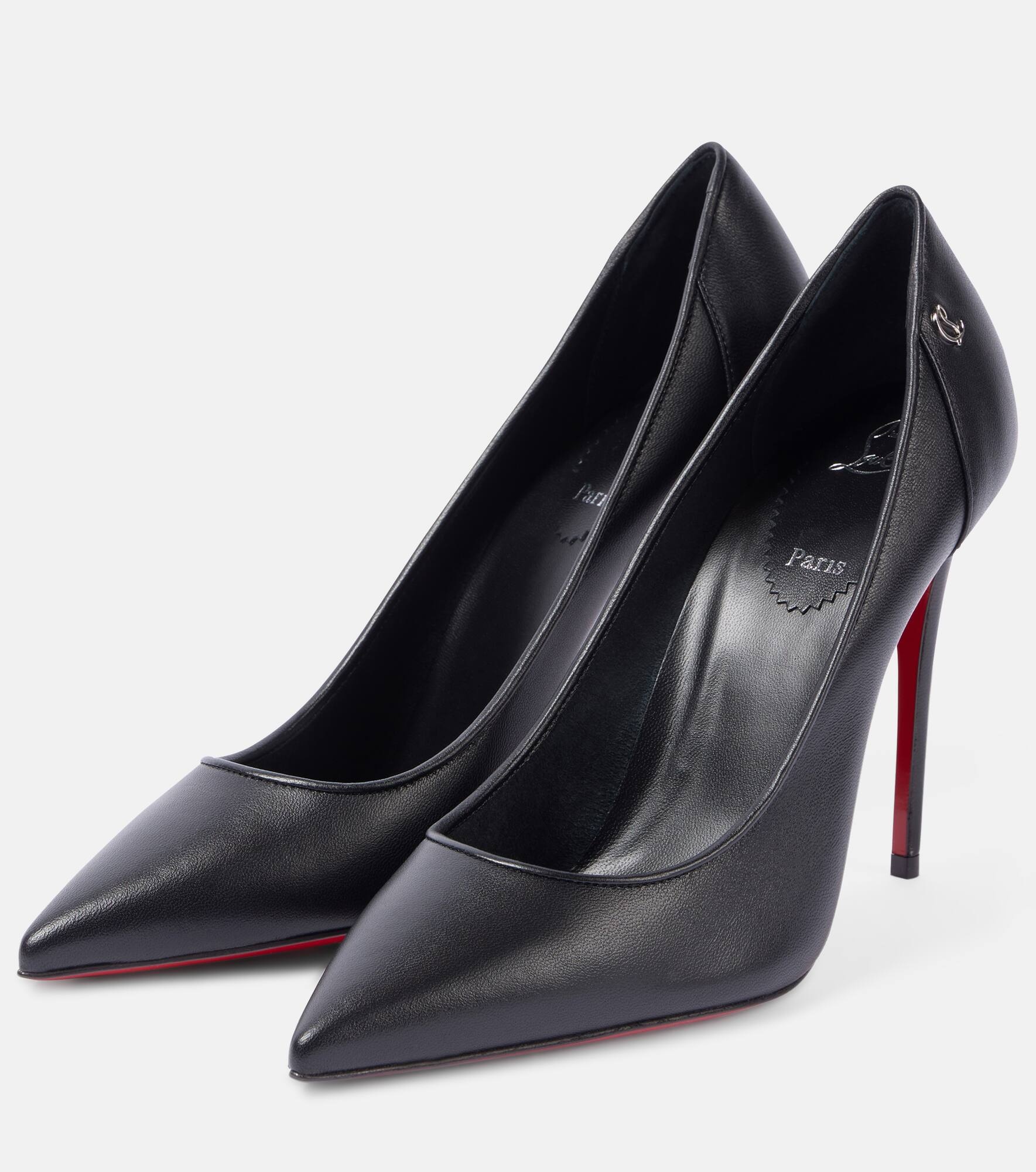 Sporty Kate 100 leather pumps - 4