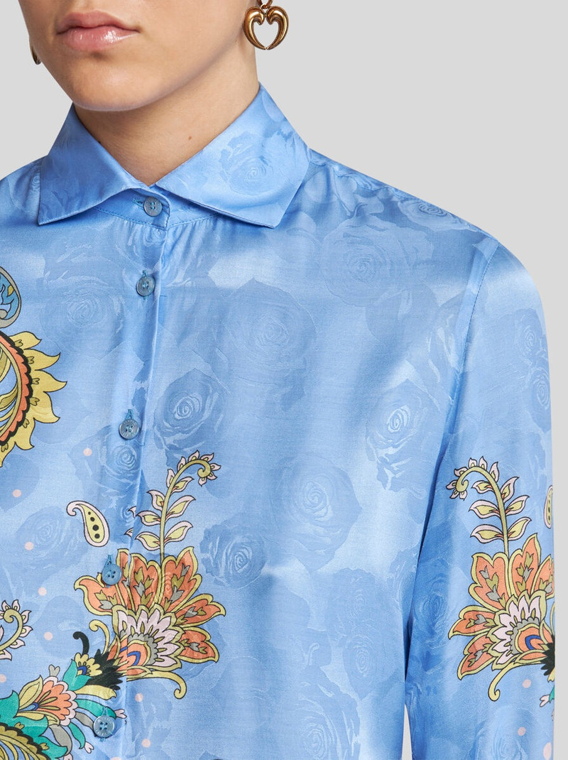 Etro ROSE JACQUARD AND FLORAL PAISLEY SHIRT outlook