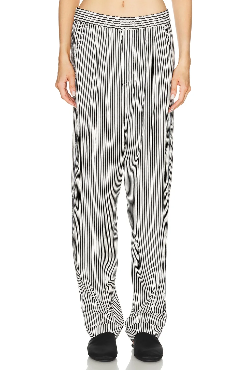 Striped Silk Pyjama Pant - 1