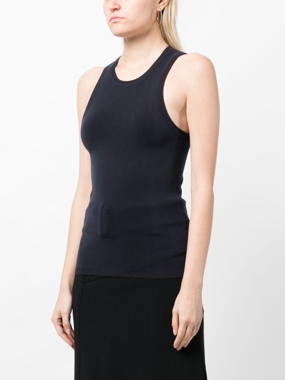 crepe-texture tank top - 3