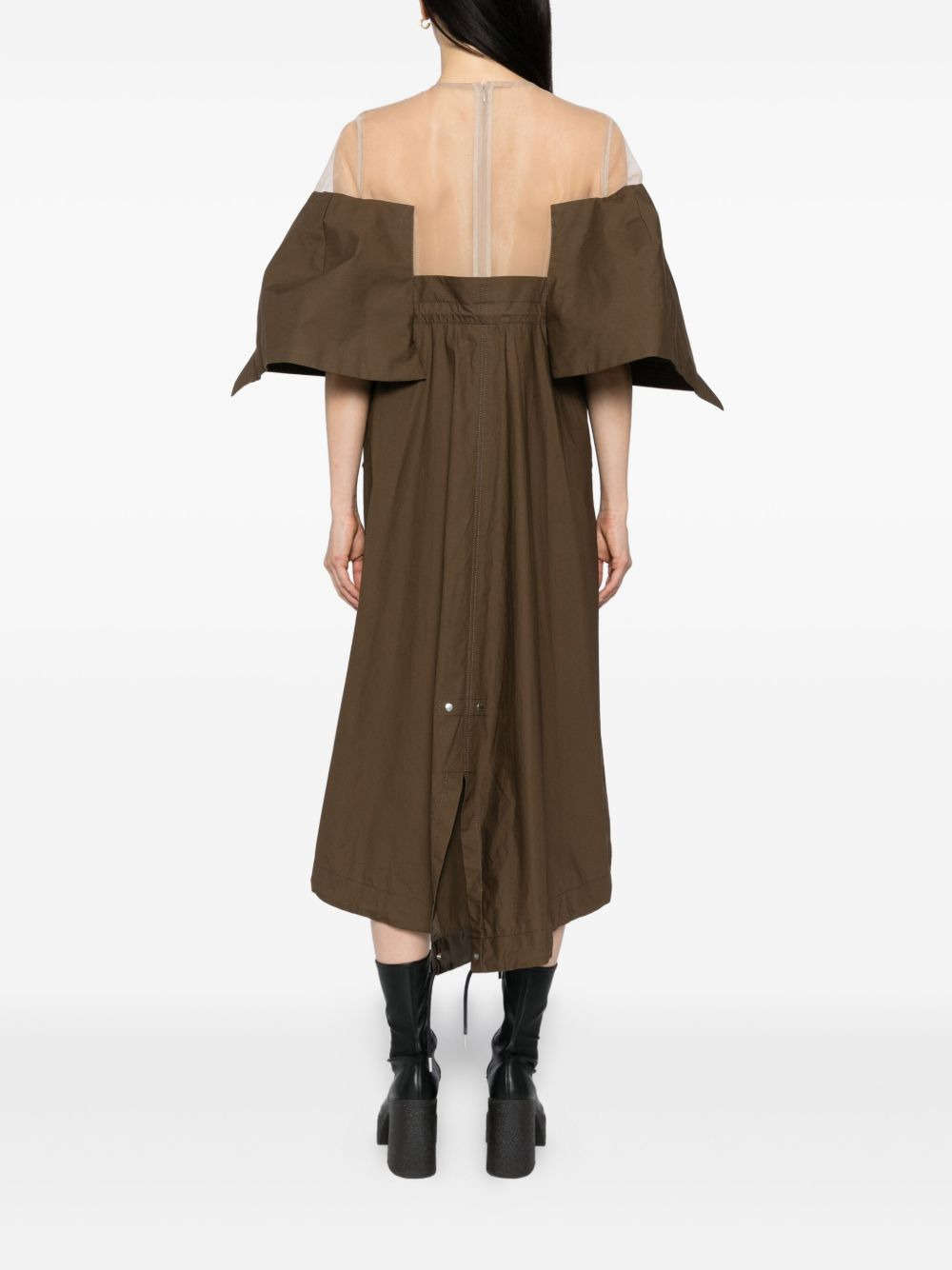 panelled dress - 4