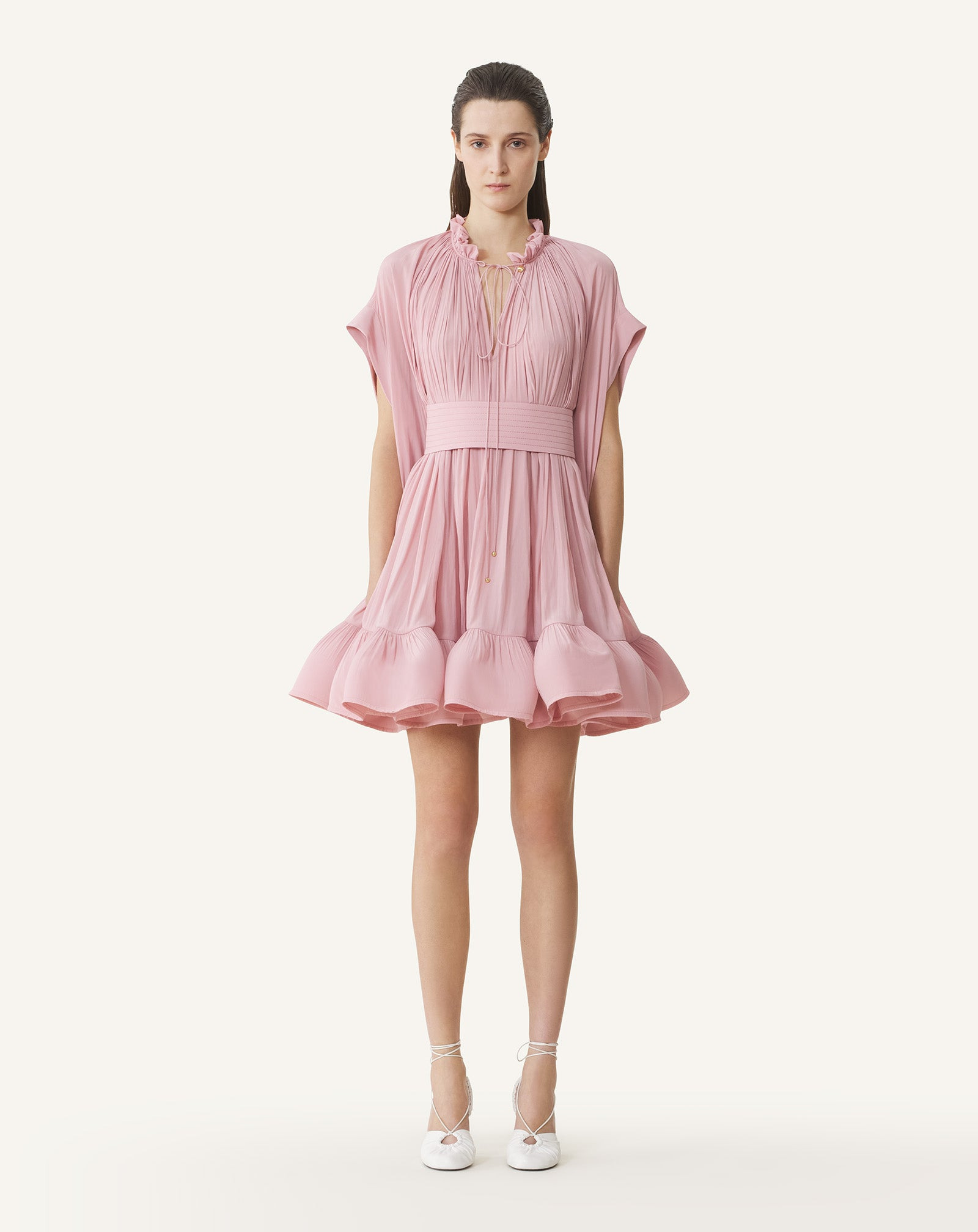 SHORT CHARMEUSE DRESS - 2