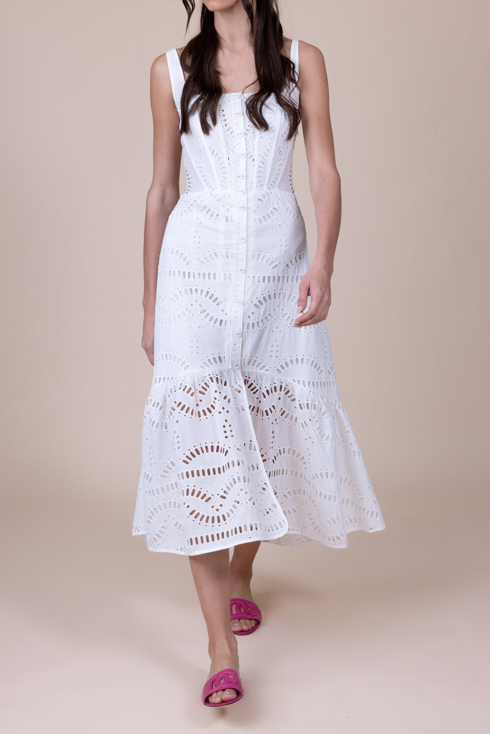 Nissy Dress - White Samoa - 6