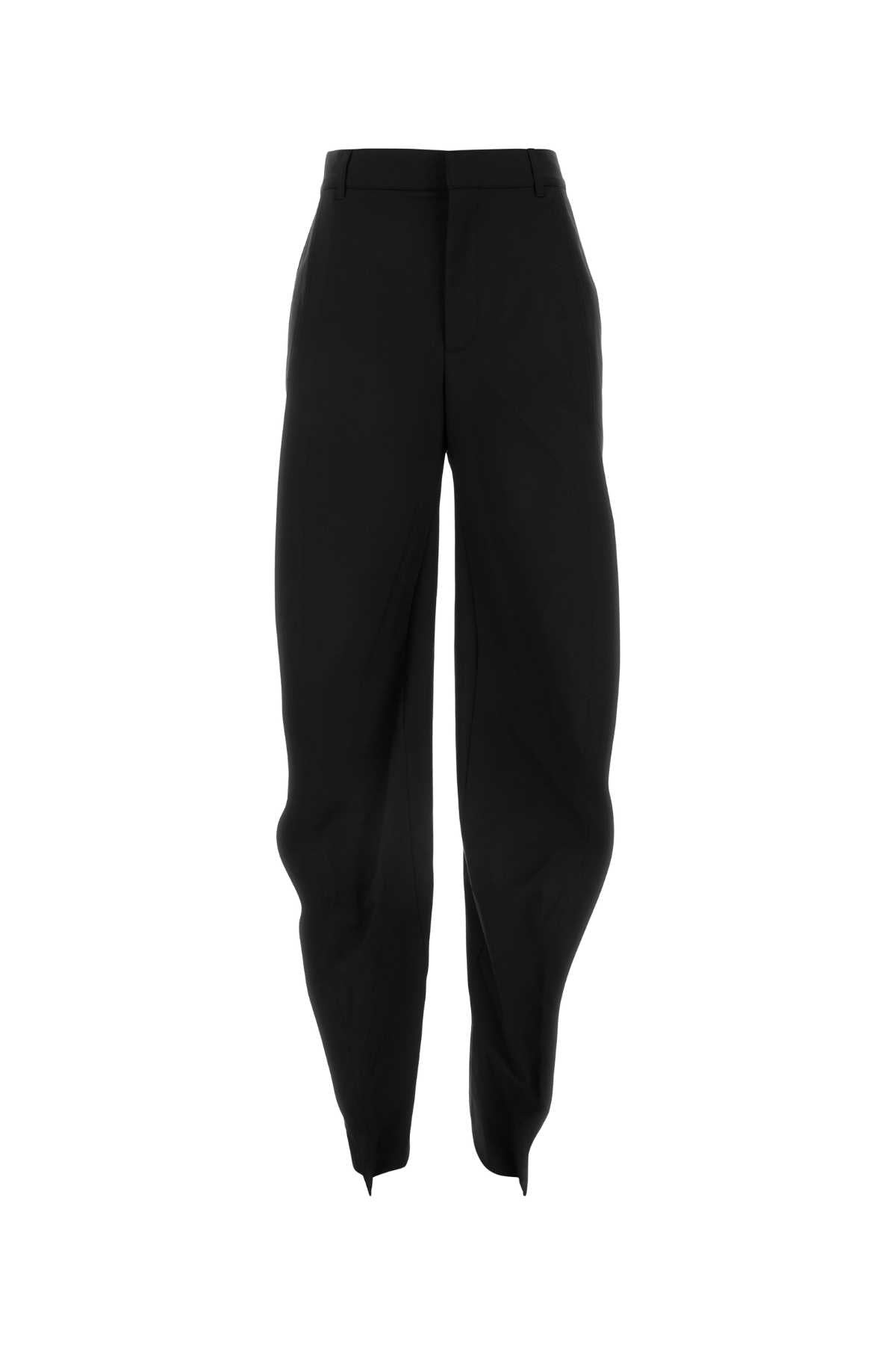 Y PROJECT - Y Project Women Black Stretch Polyester Blend Pant - 1