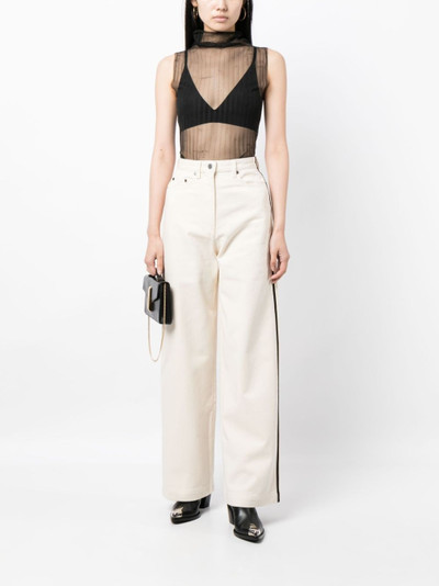 PETER DO high-rise wide-leg jeans outlook