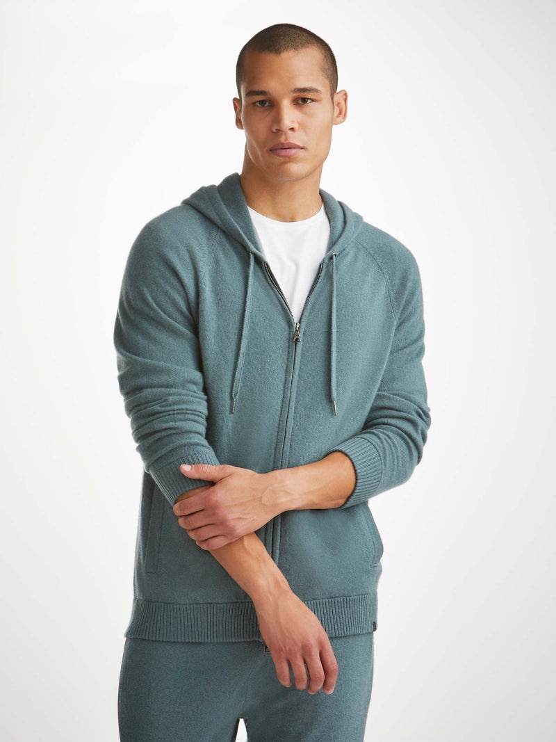 Men's Hoodie Finley Cashmere Teal - 2