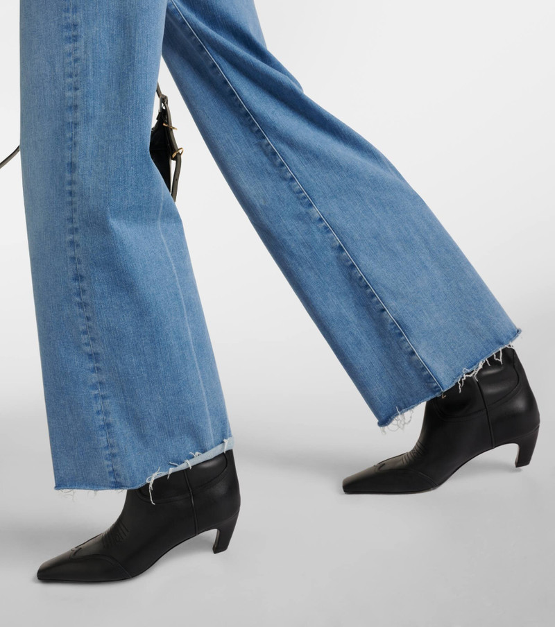 Le Slim Palazzo high-rise wide-leg jeans 5