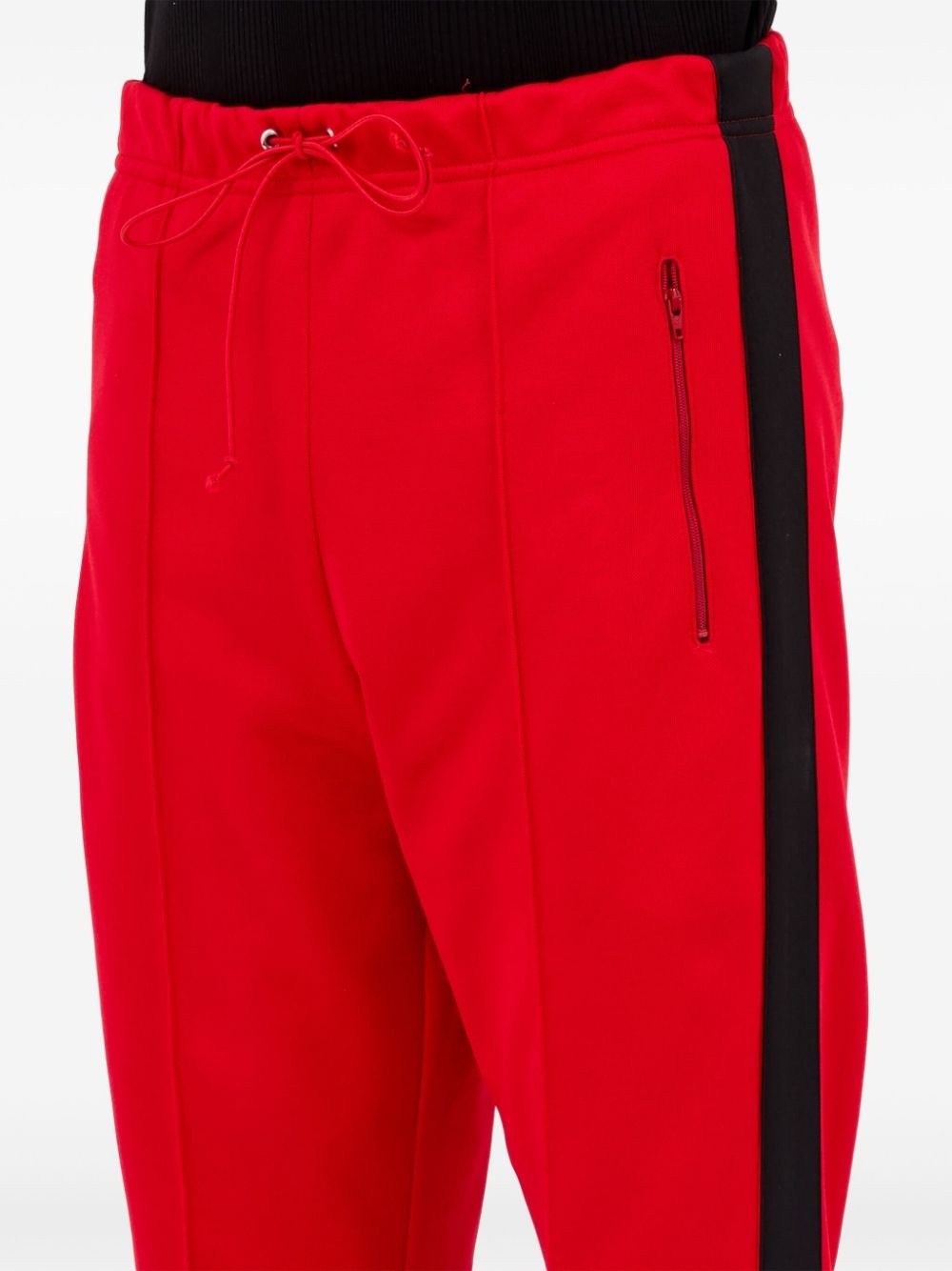 side-stripe track pants - 7