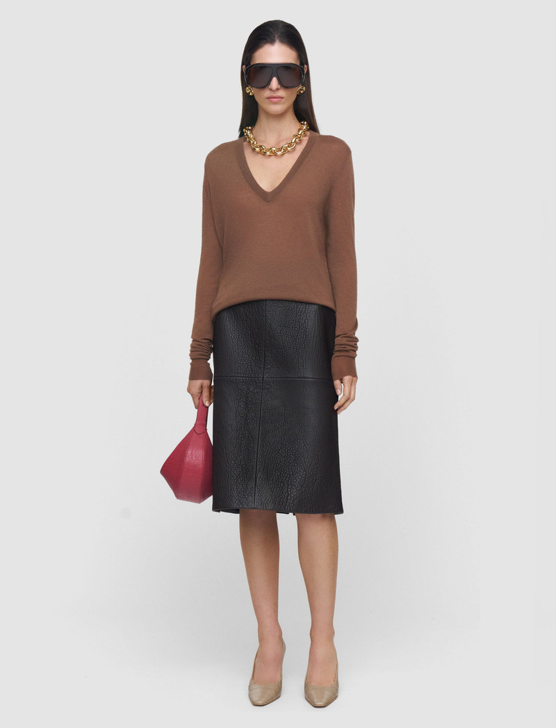 JOSEPH Cashair V Neck Jumper outlook