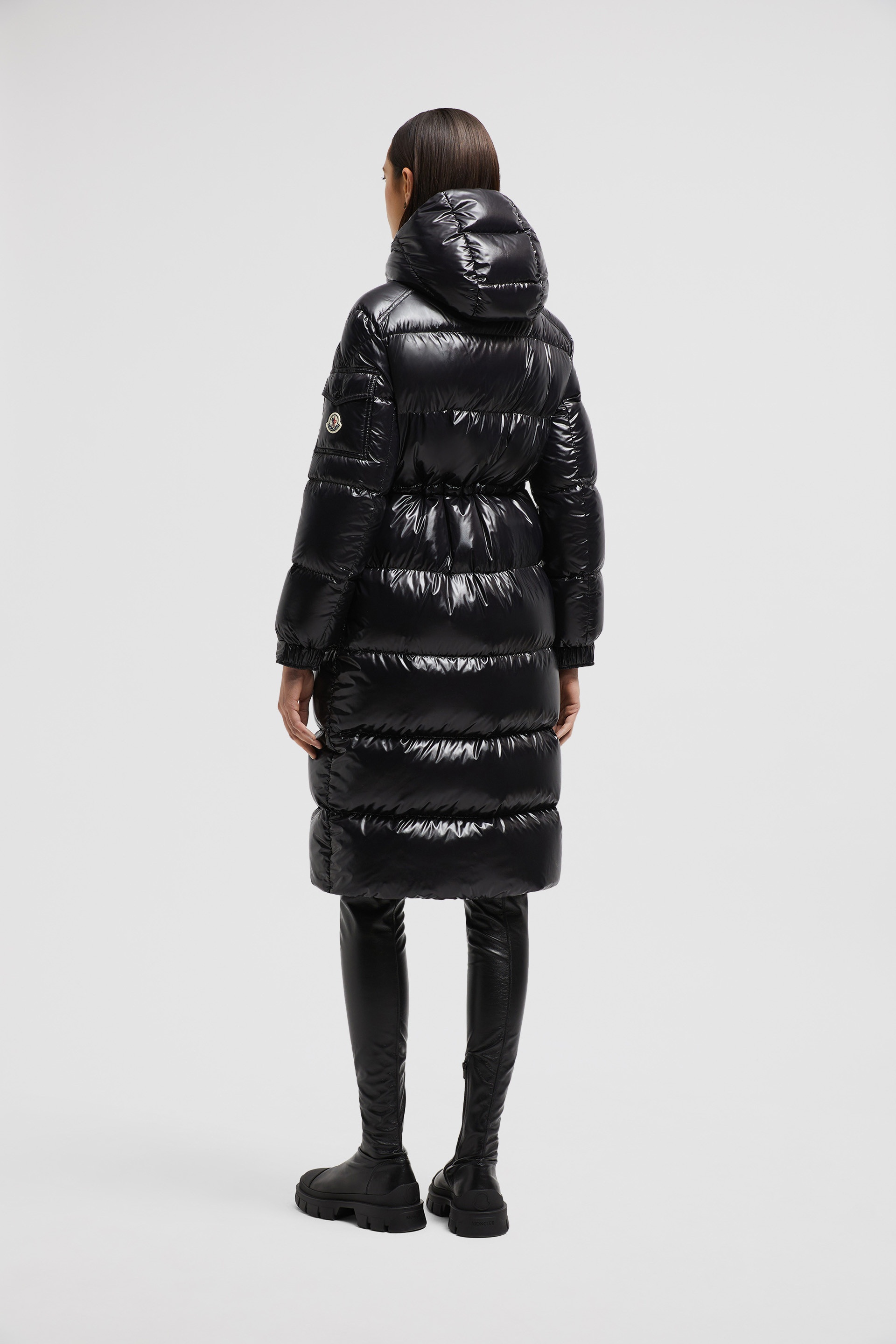 Moncler Cavettaz Long Down Jacket | REVERSIBLE