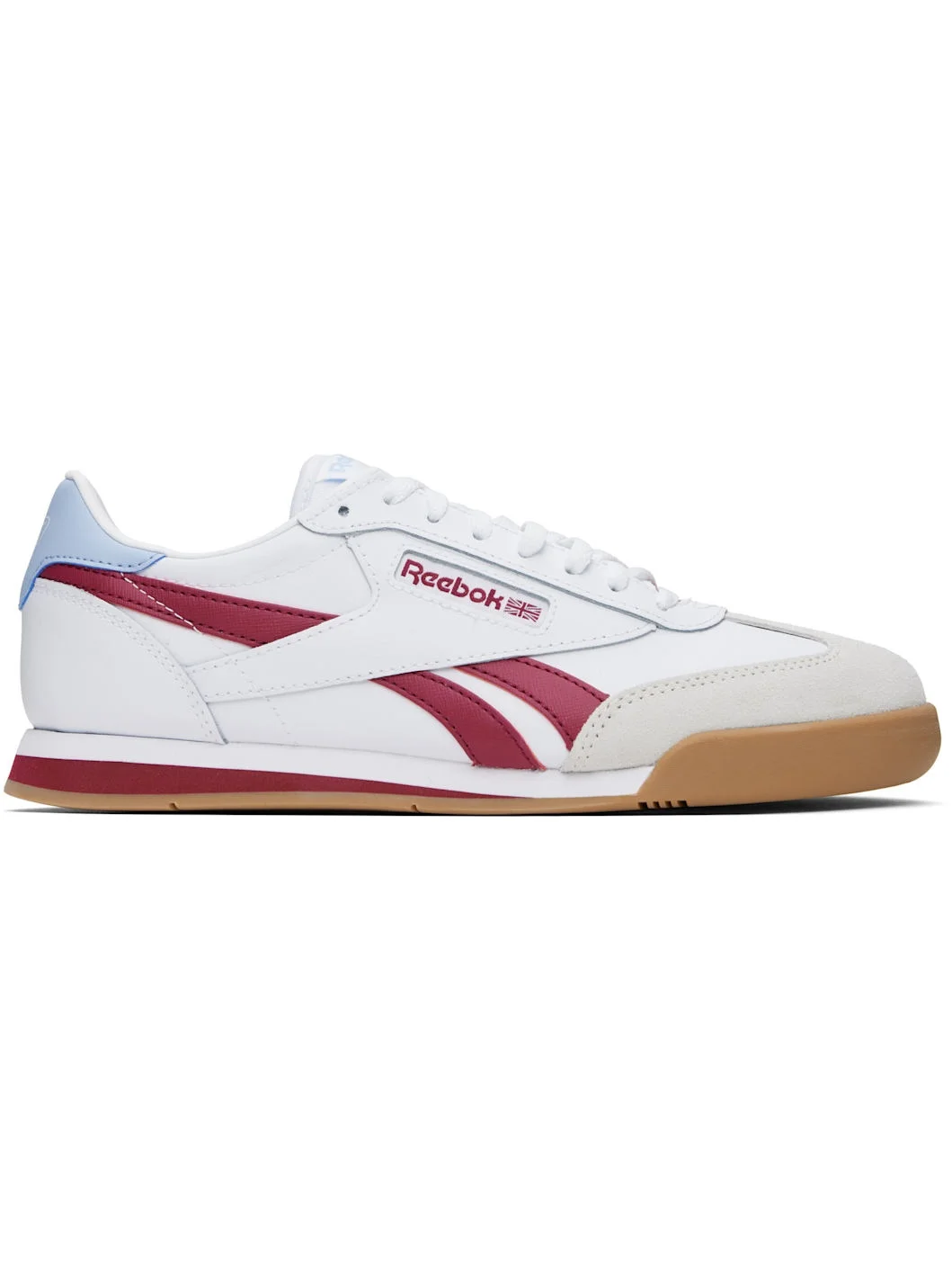 White & Red Campio XT Sneakers - 1