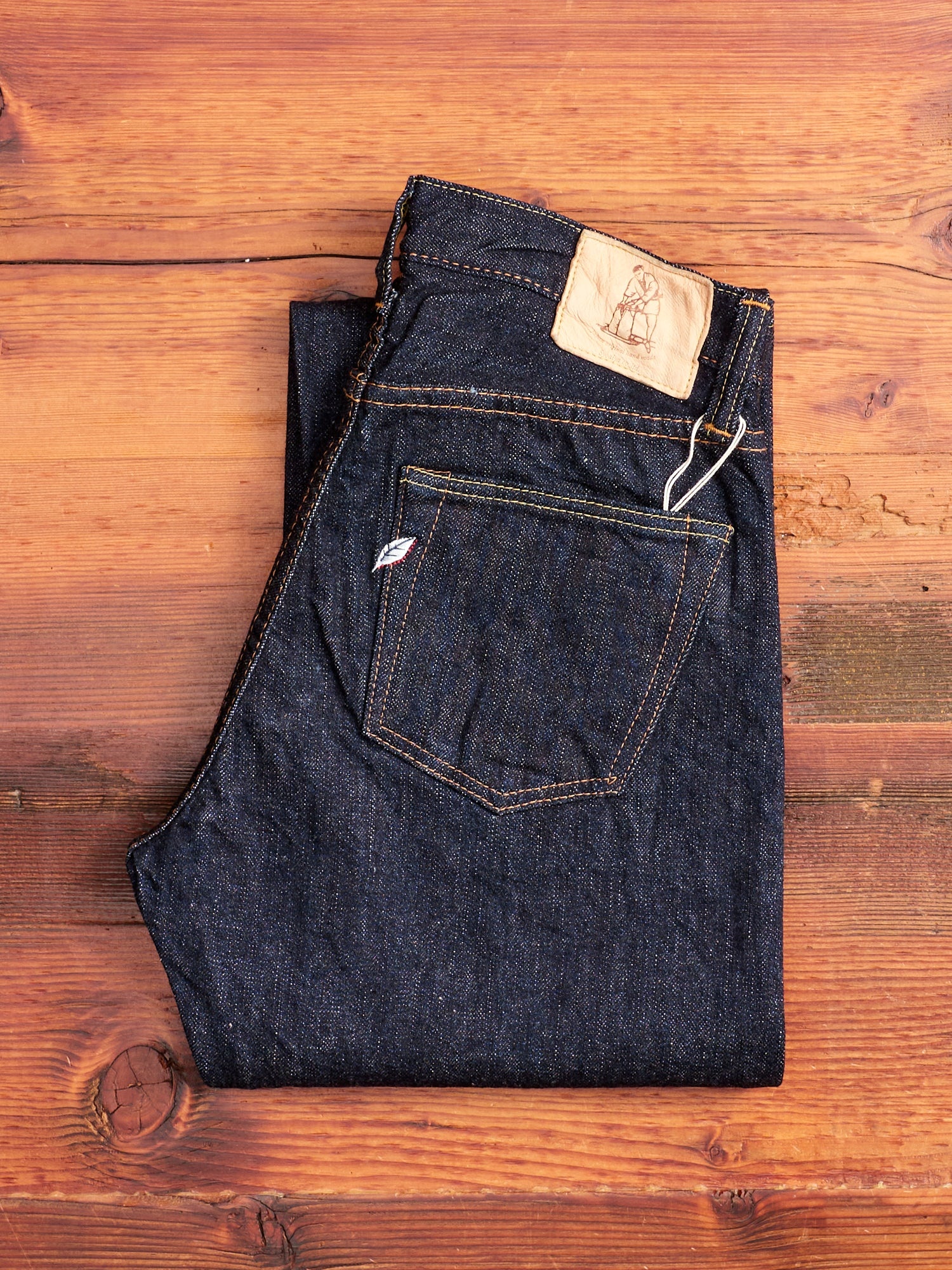 XX-003 14oz Rinsed Selvedge Denim - Regular Straight Fit - 2