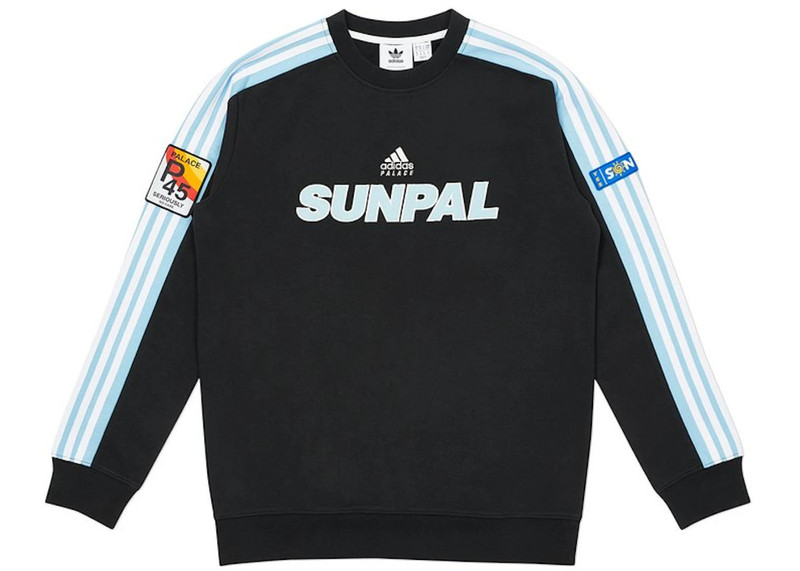 PALACE Palace Adidas Sunpal Crewneck Black outlook