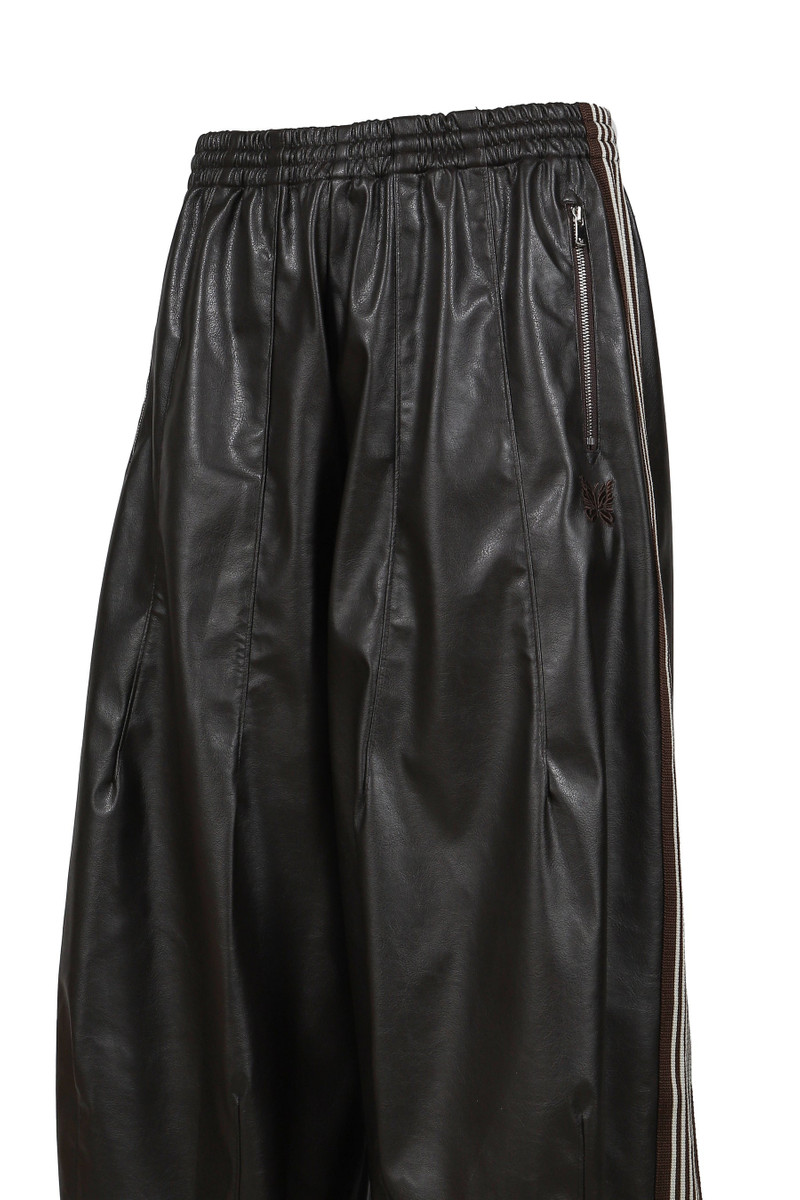HD TRACK PANT - SYNTHETIC LEATHER (EXCLUSIVE) / DK. BRW 10
