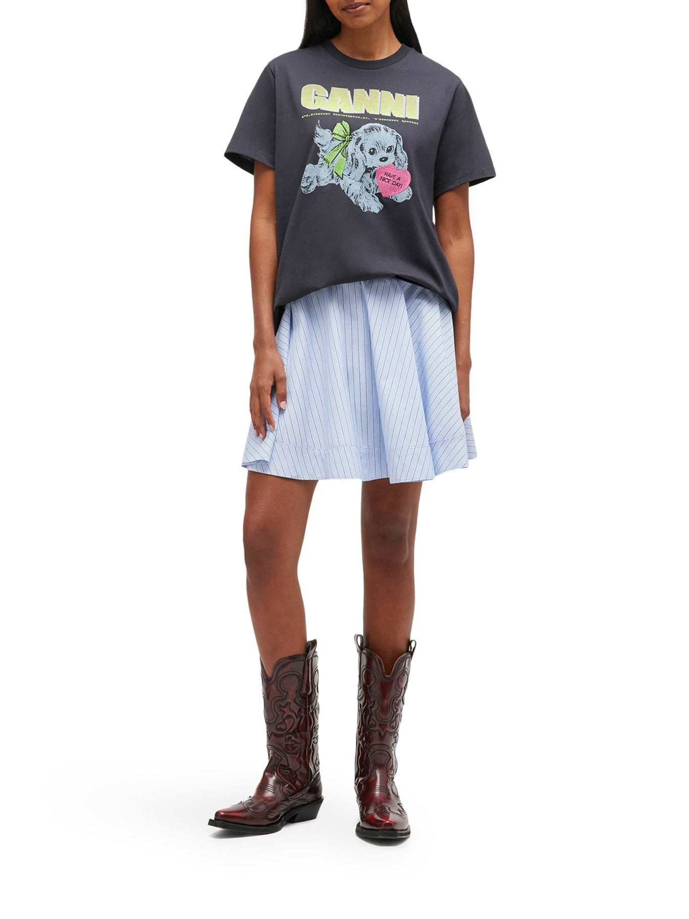 COTTON T-SHIRT WITH PRINT - 1