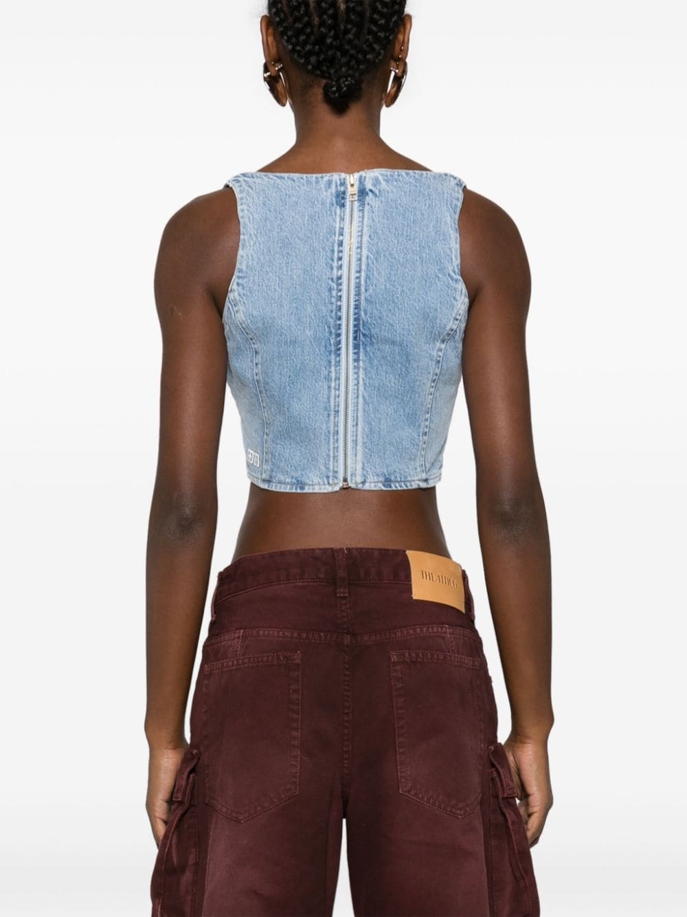 Obscura Bustier Authentik denim top - 4