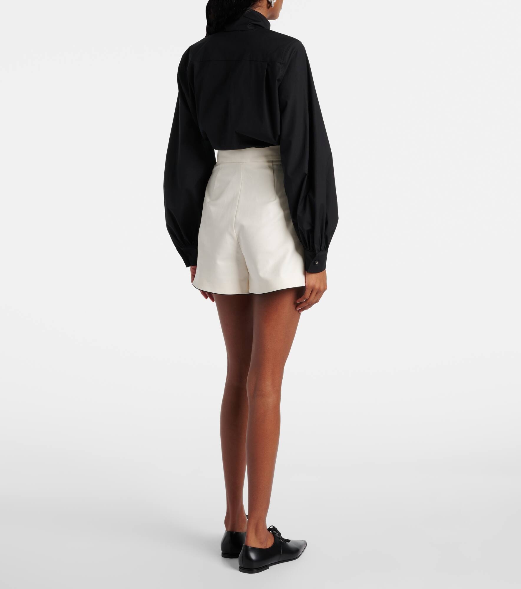 Orbit cotton-blend canvas shorts - 3