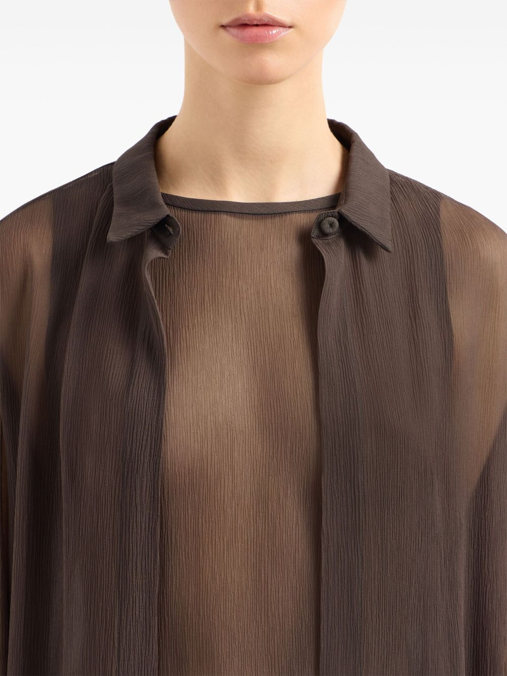 double-layer silk top - 5