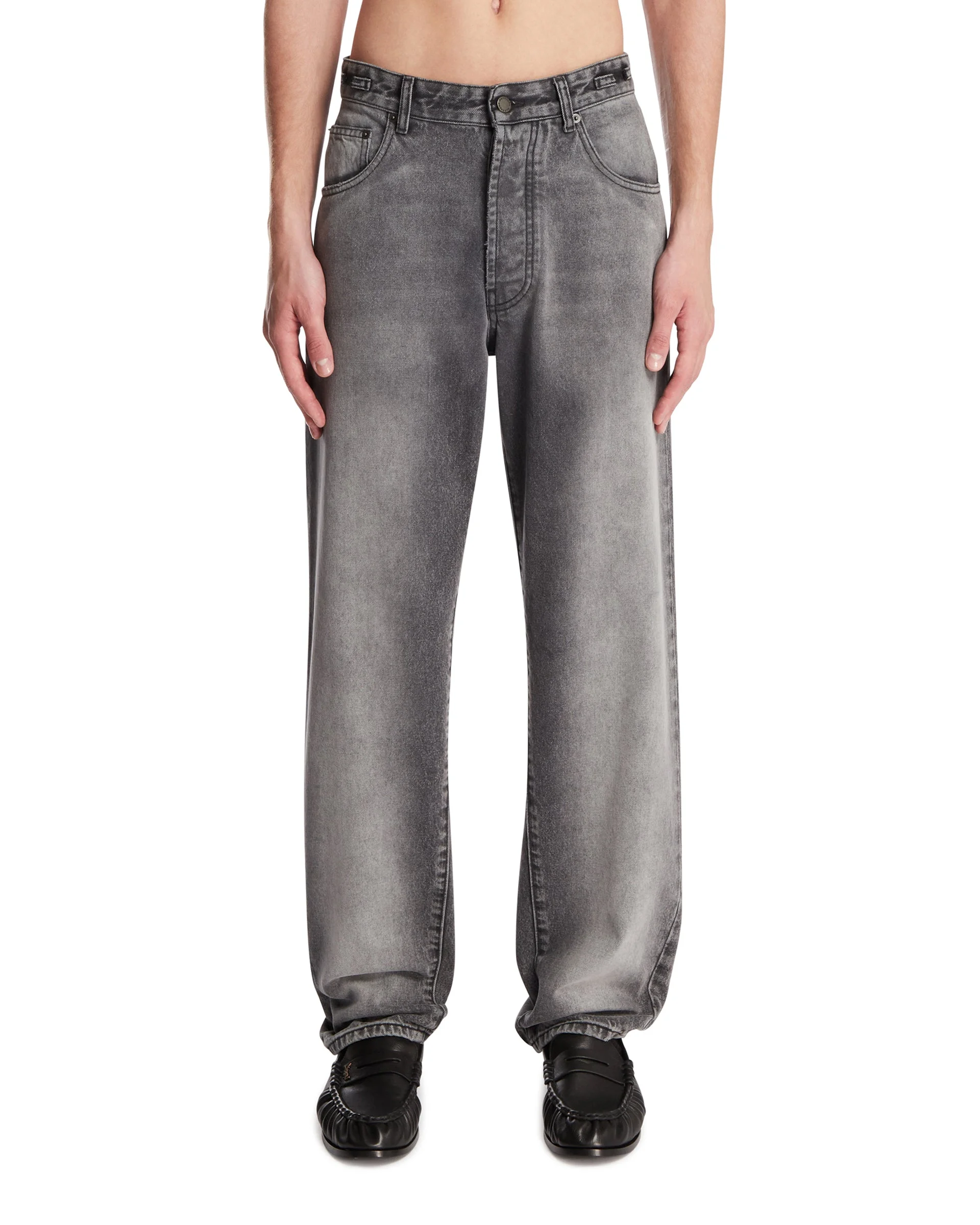 Black Five-Pocket Jeans - 1