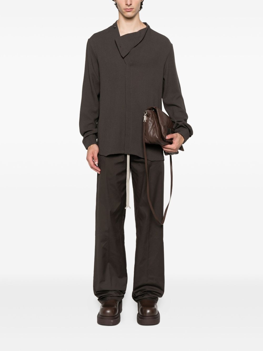drawstring-cuffed trousers - 2