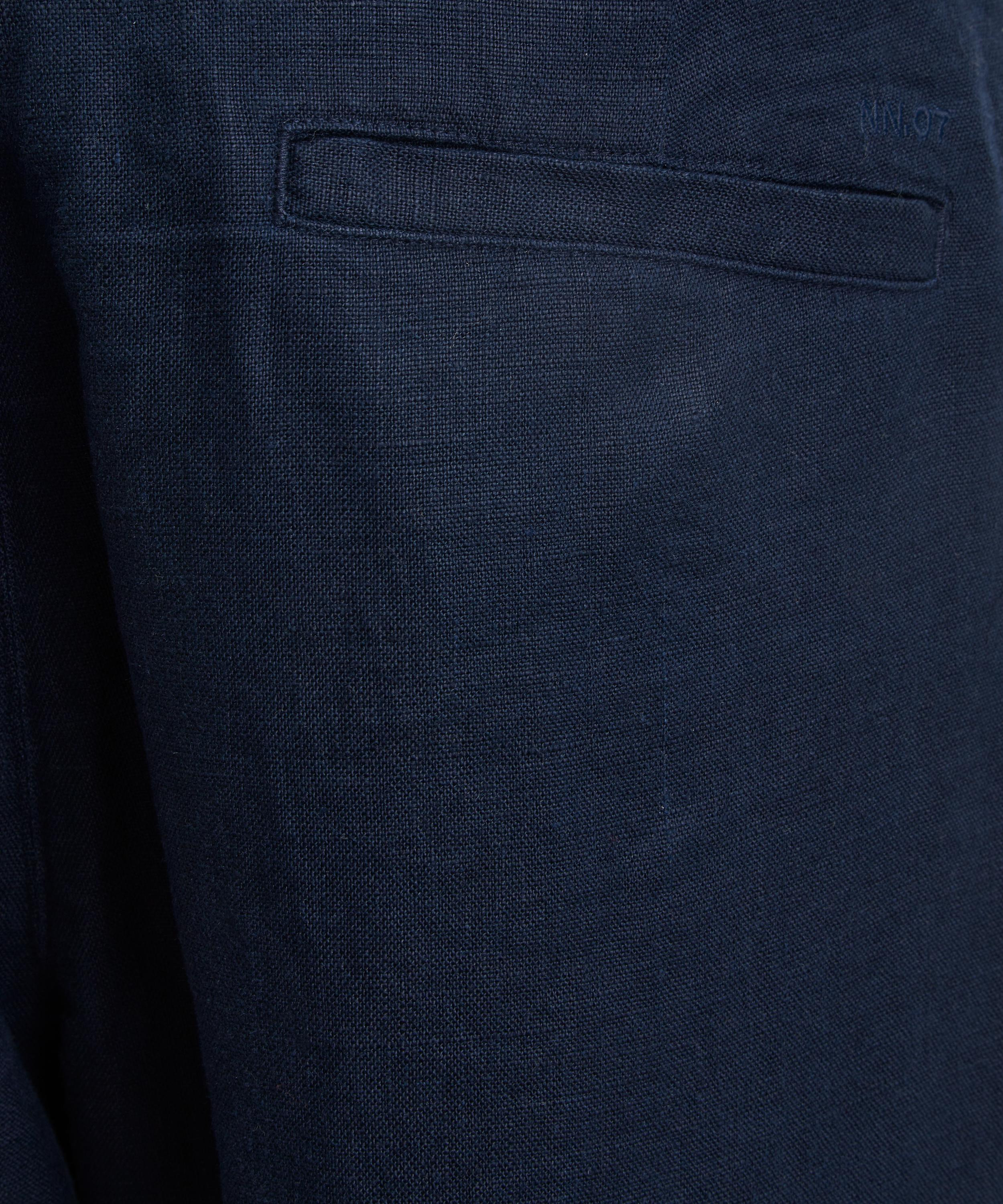 Aden Straight-Leg Linen Trousers - 5