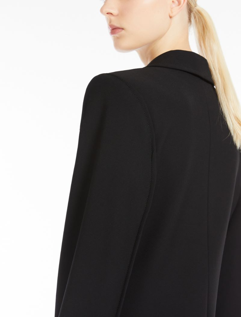 Stretch duster coat in technical viscose - RUNWAY - 6