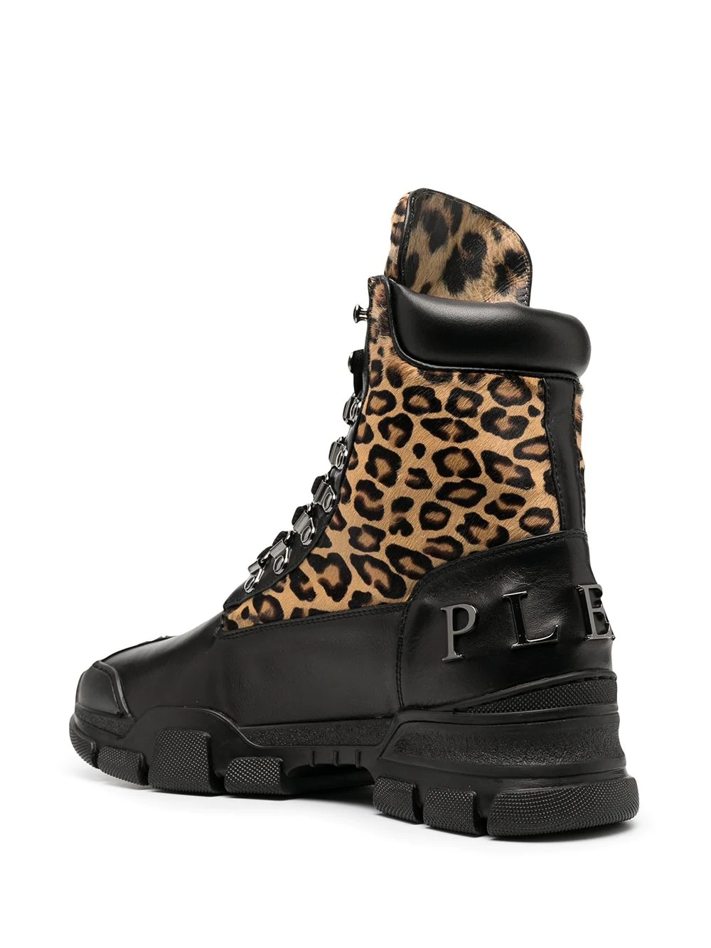 leopard print hiking boots - 3