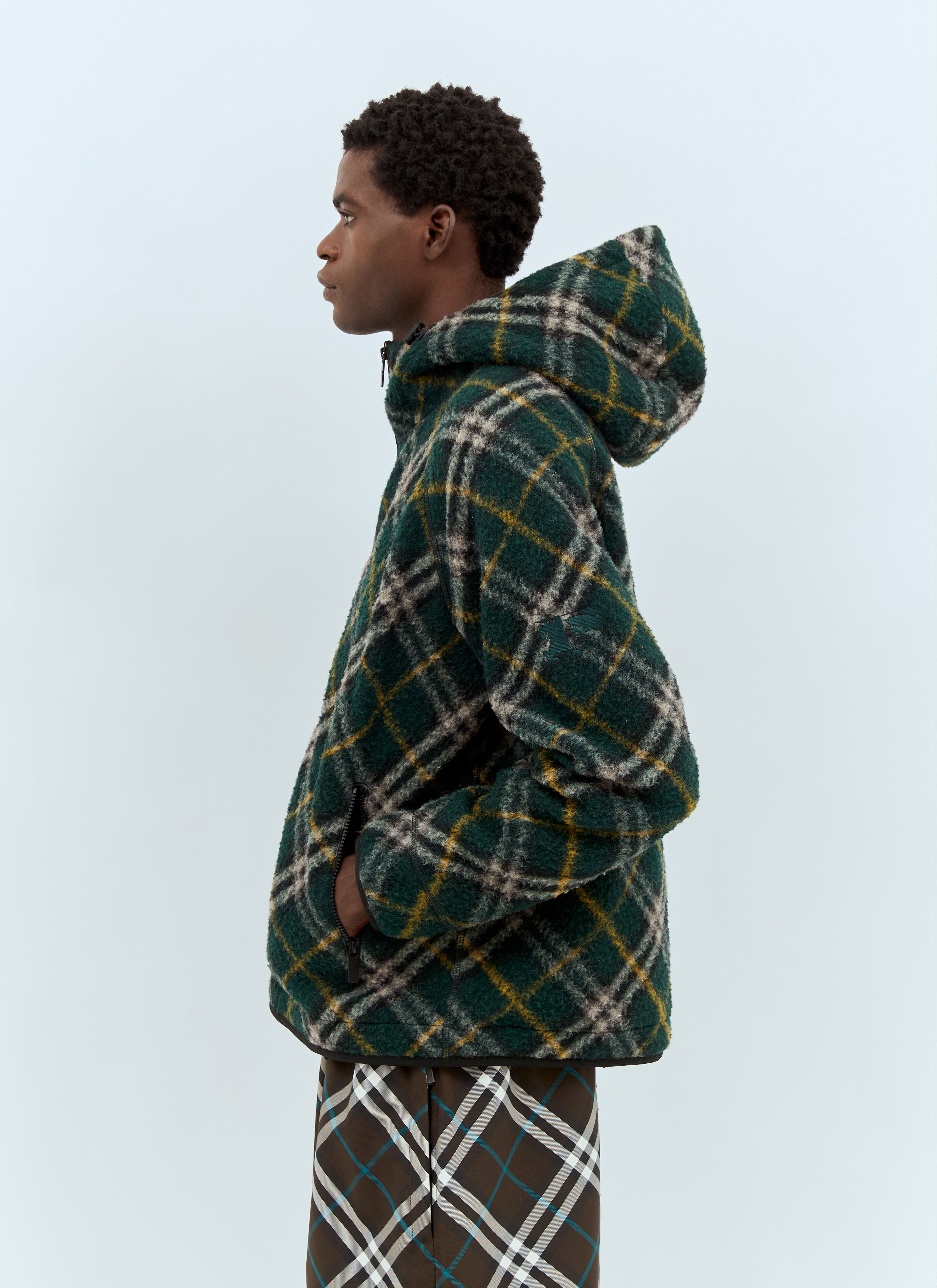 Check Fleece Jacket - 4