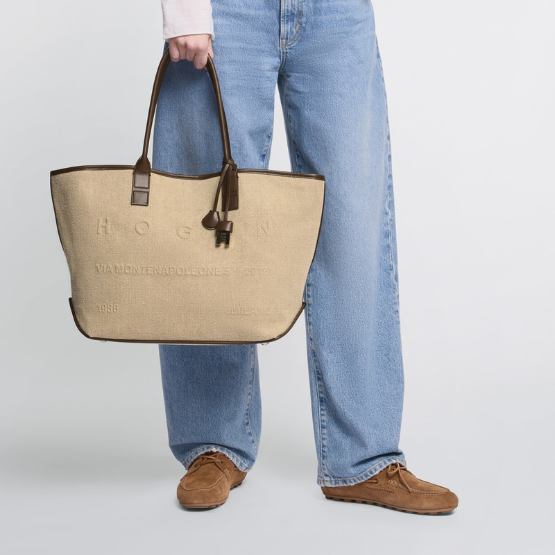 Hogan Script Shopping Bag Medium 8
