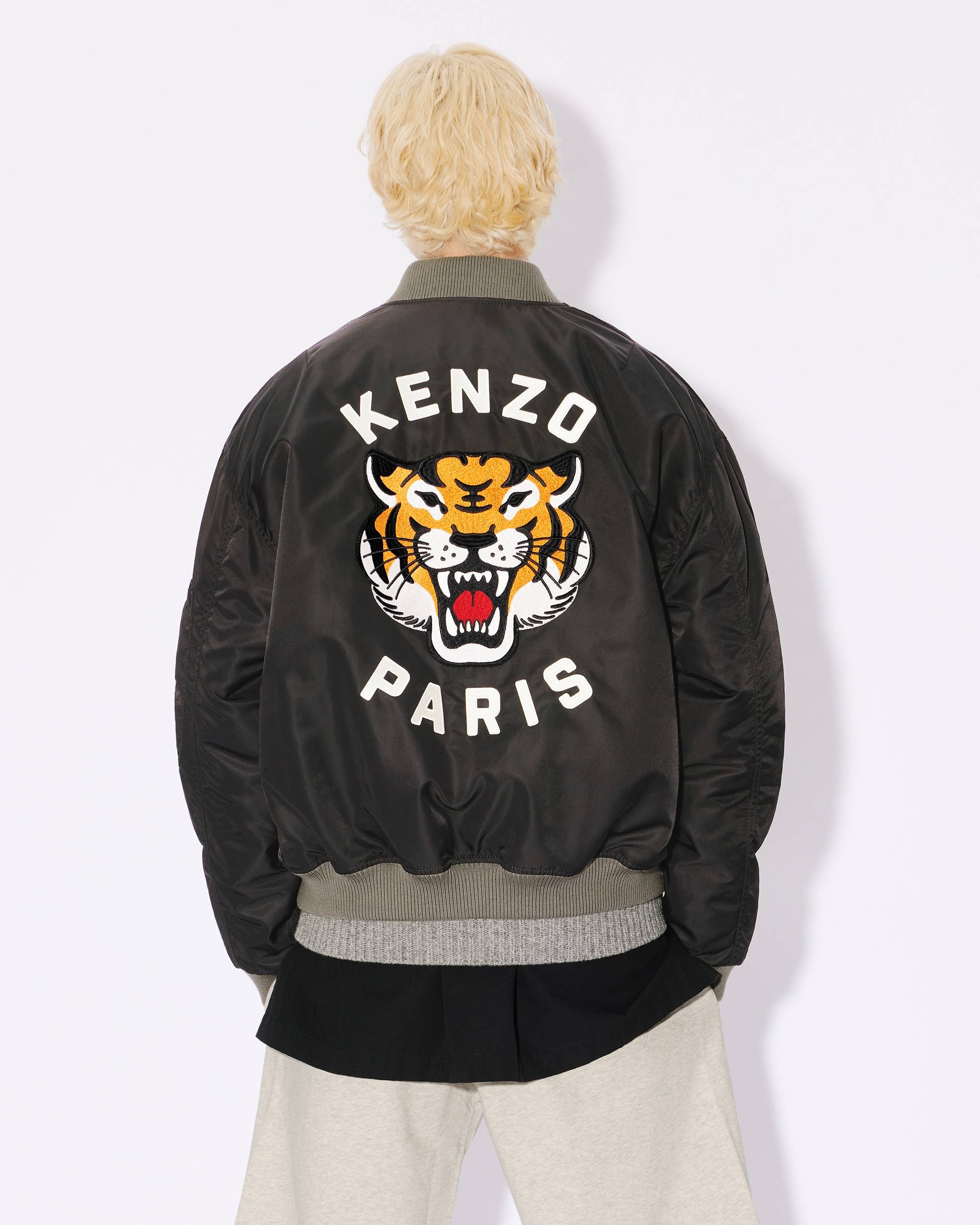 'KENZO Lucky Tiger' embroidered bomber jacket - 4