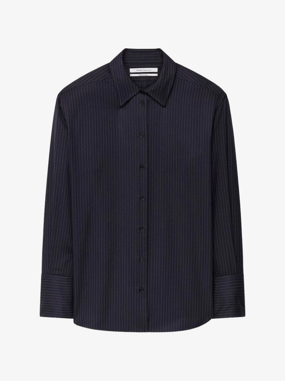 pinstripe relaxed-fit shirt - 1