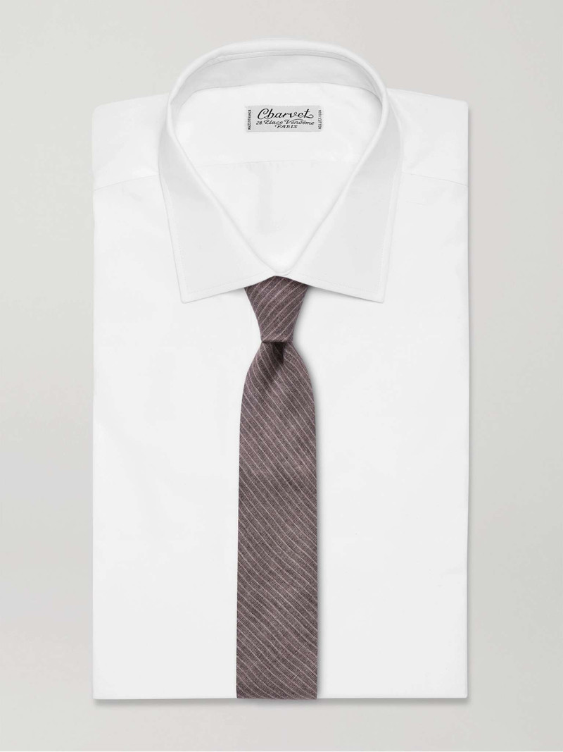 Oliver Spencer 8cm Wilkins Linen Tie outlook