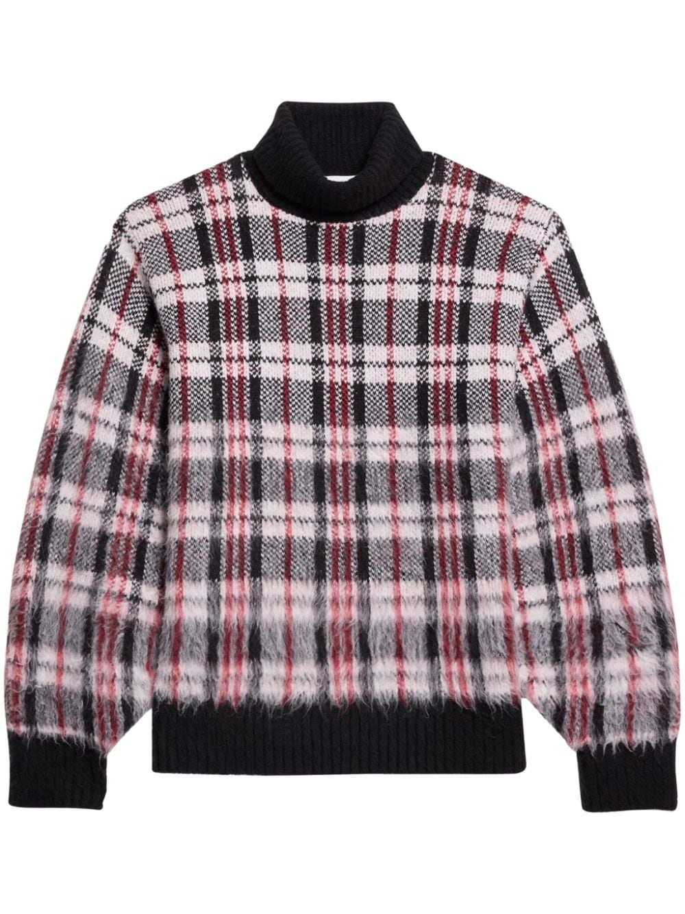 plaid-check jumper - 1