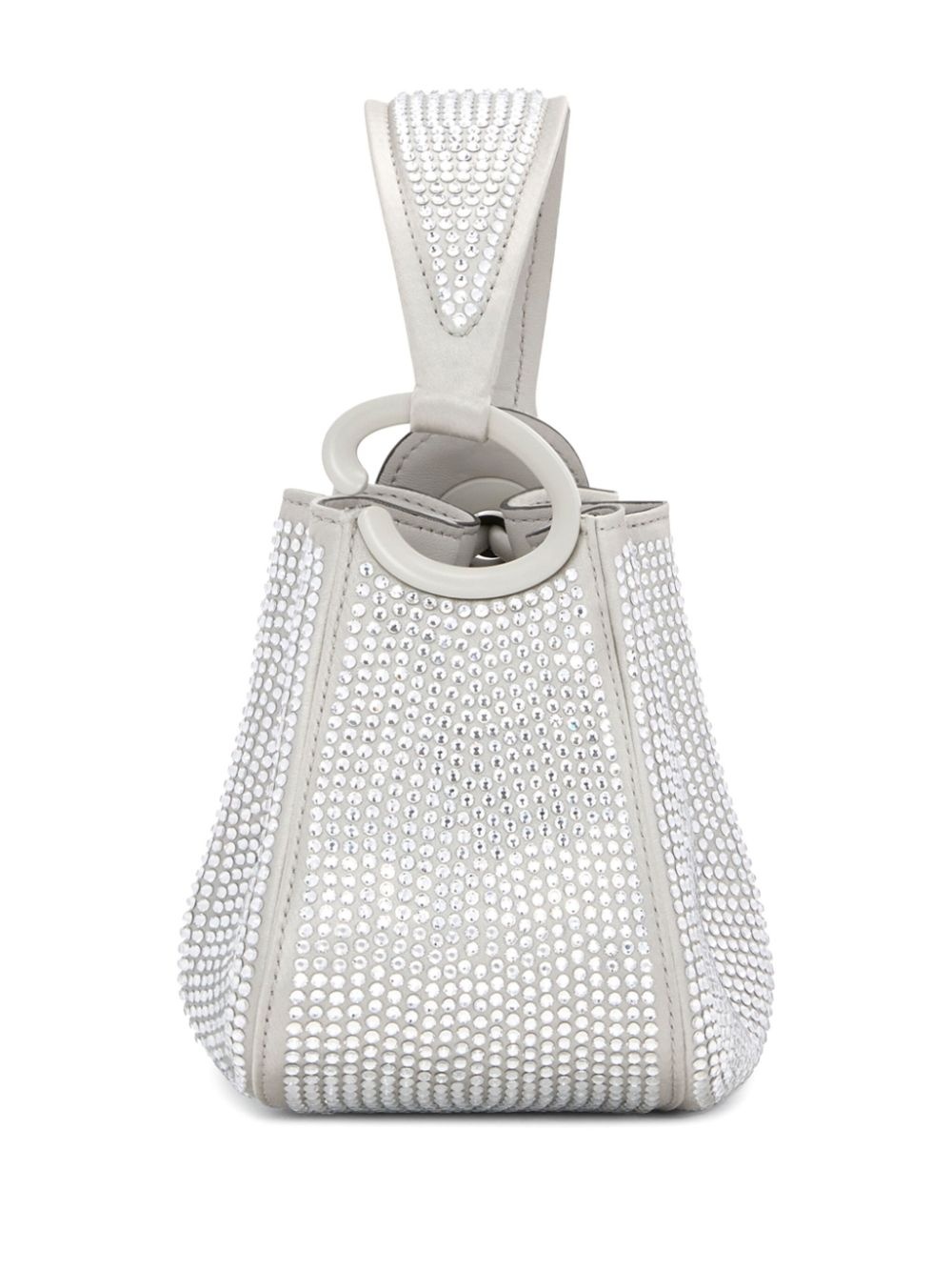 nano O Handle crystal-pavé bag - 4