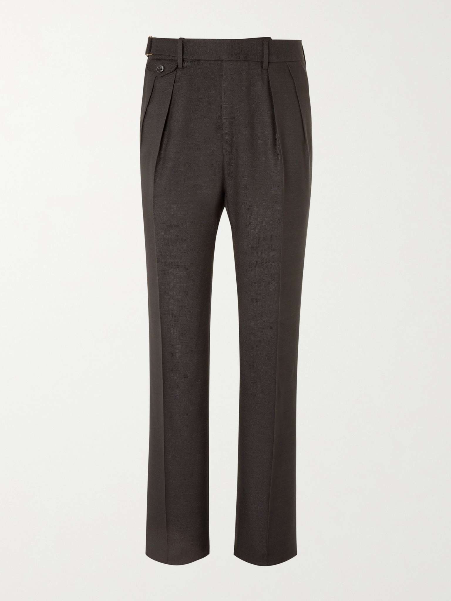 Atticus Silk-Canvas Trousers - 1