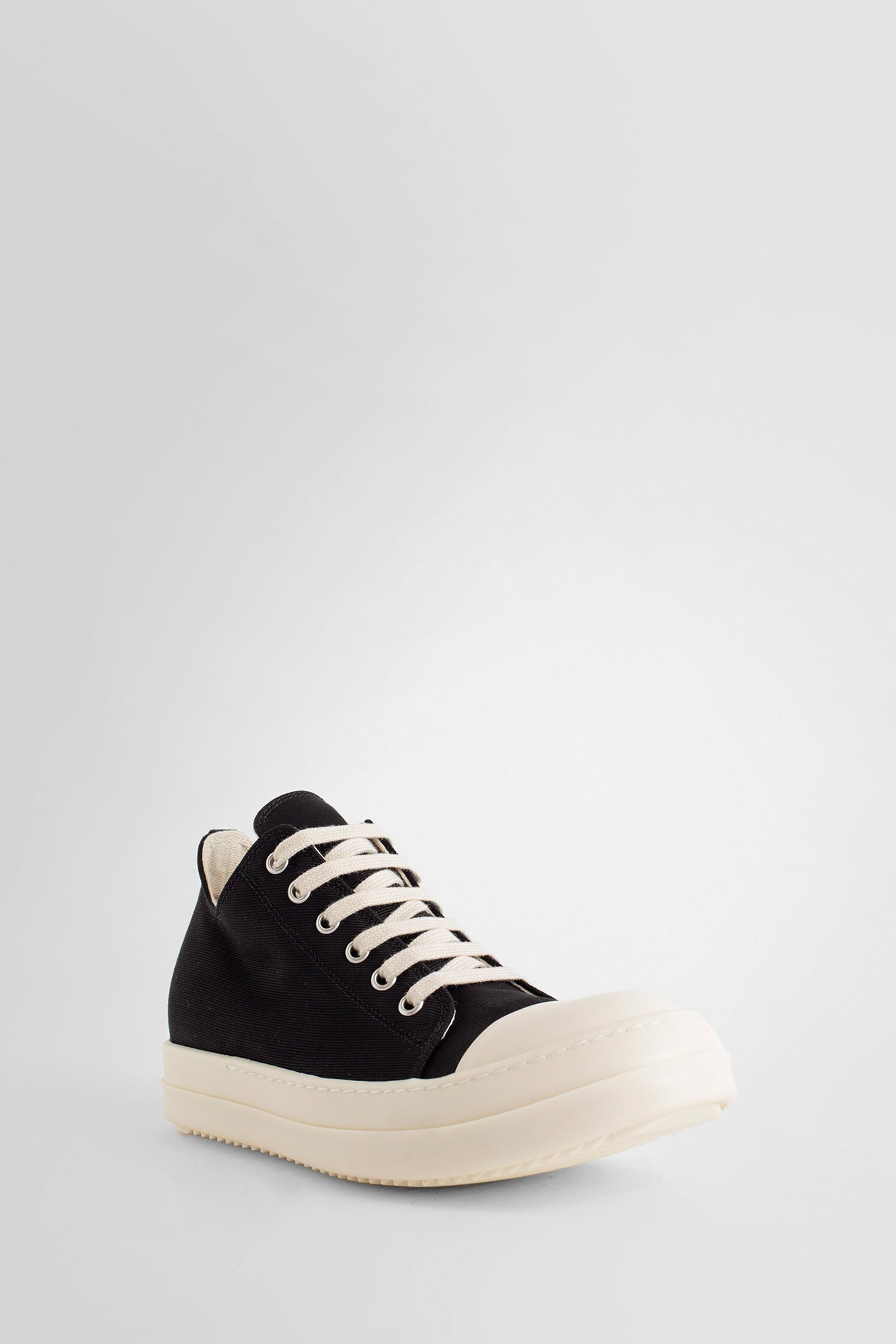 RICK OWENS WOMAN BLACK SNEAKERS - 2