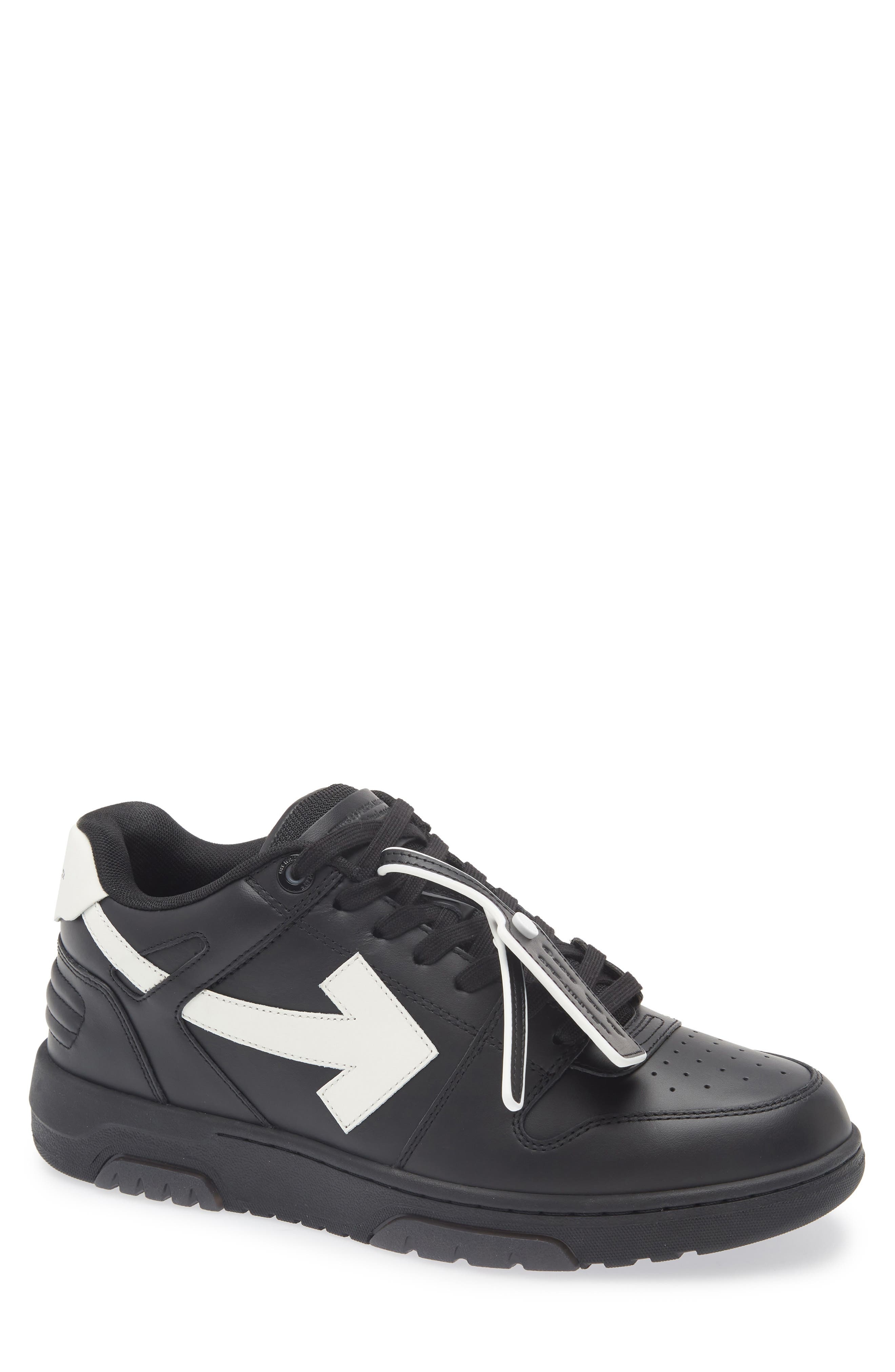Off-White Out of Office Low Top Sneaker in Black White at Nordstrom - 1