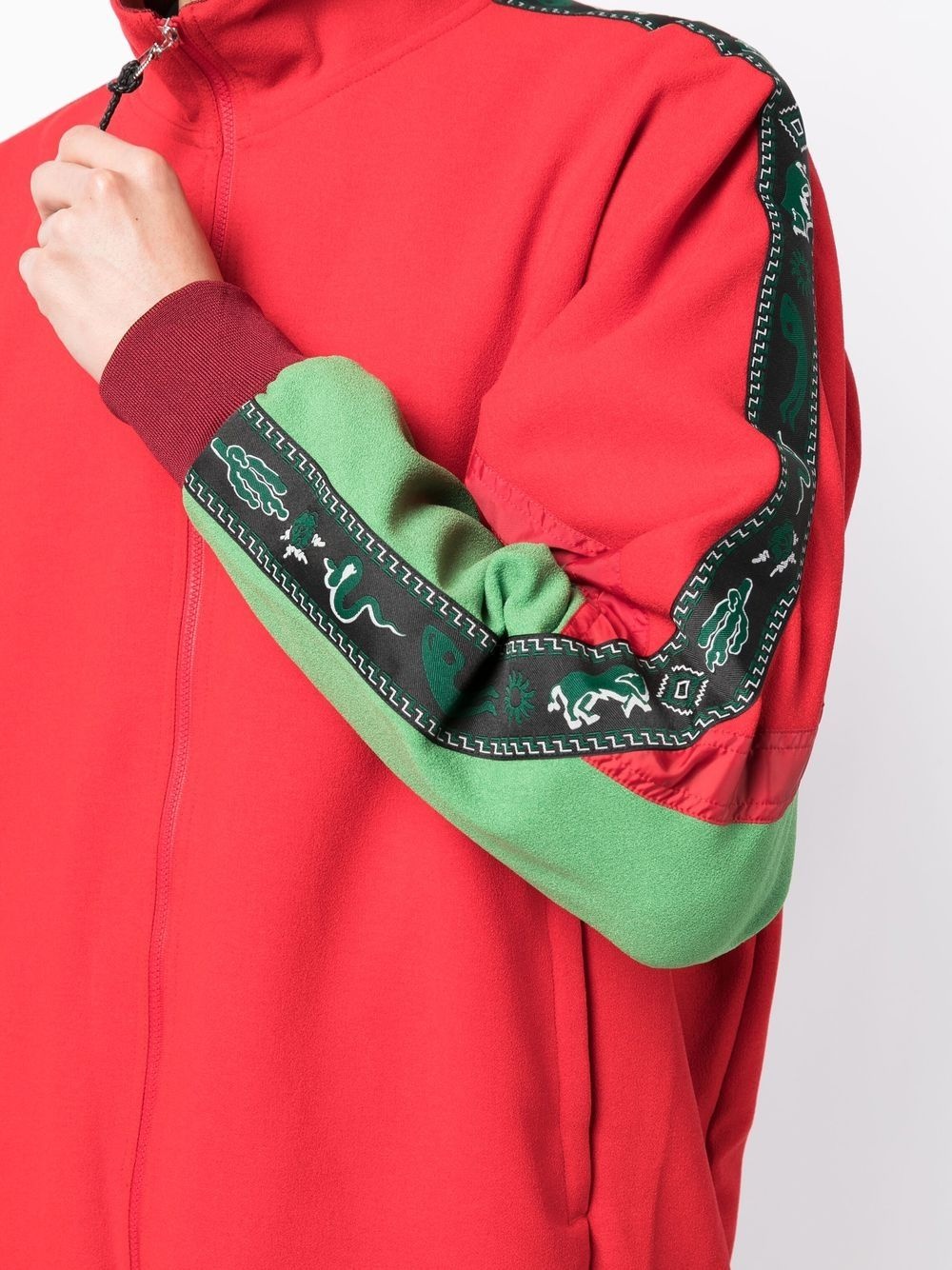 colour-block half-zip jumper - 5