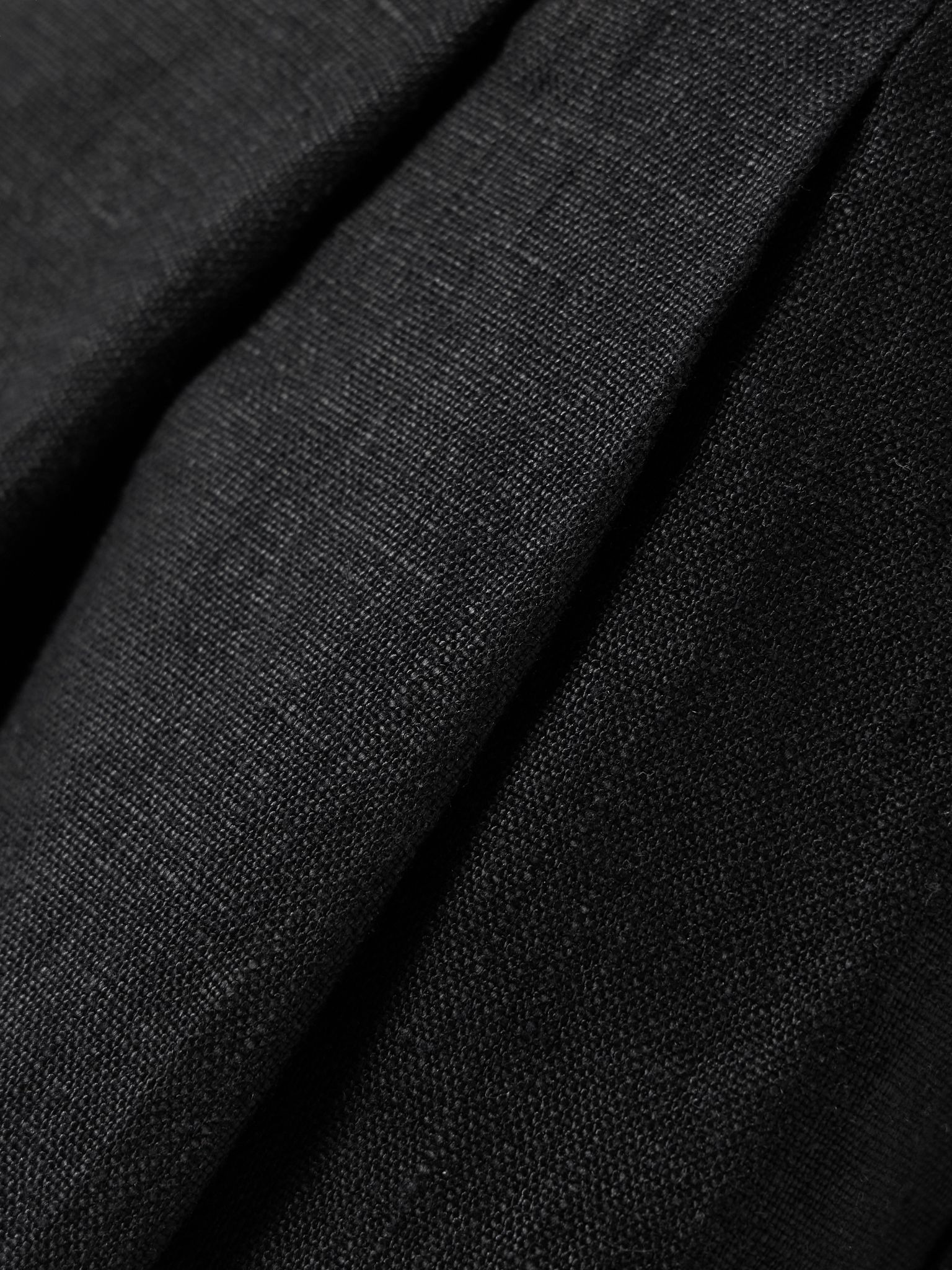 Marchello pleated linen shorts Black - 5