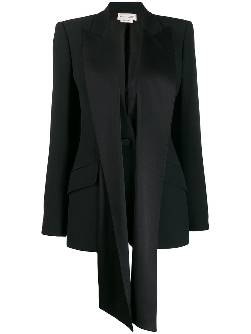 silk ribbon embellished blazer 1