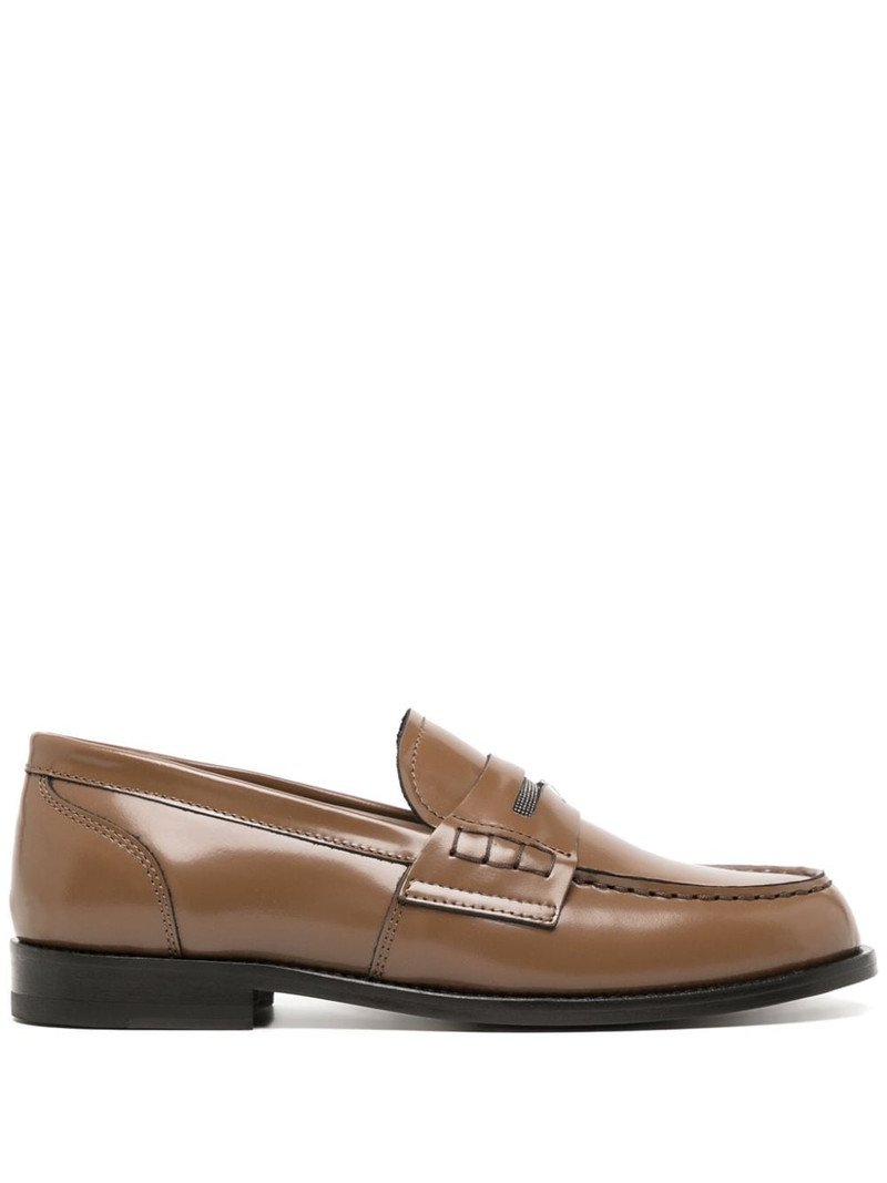 slip-on leather loafers 1