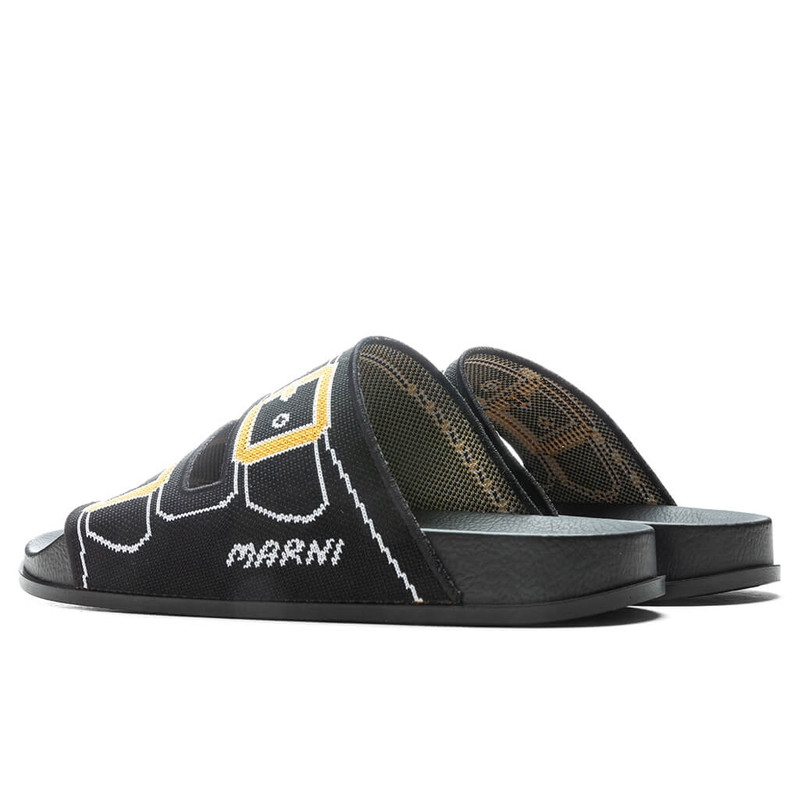 Marni – Trompe L'oeil Slider Black 4