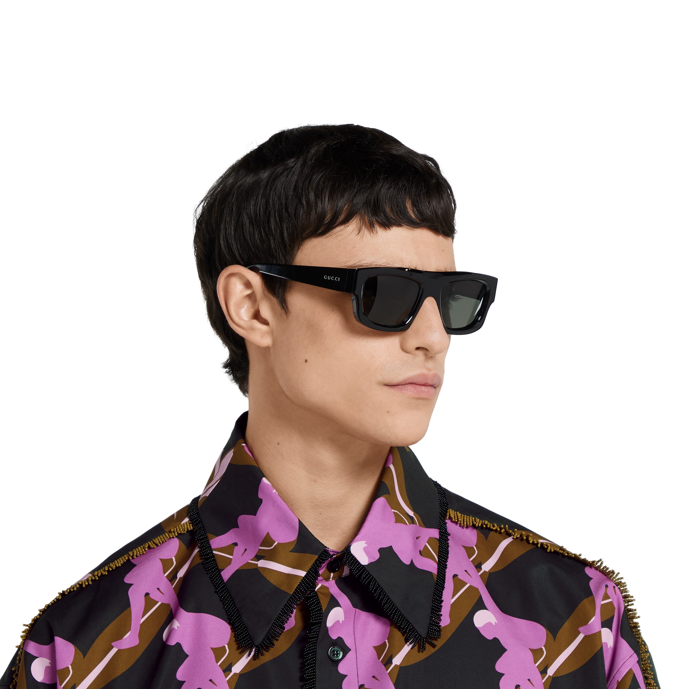 Rectangular frame sunglasses - 3